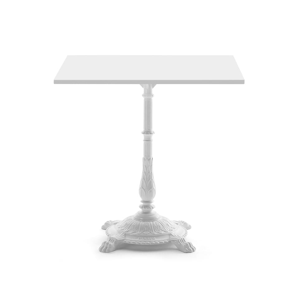Classic Table White Lacquered Aluminium