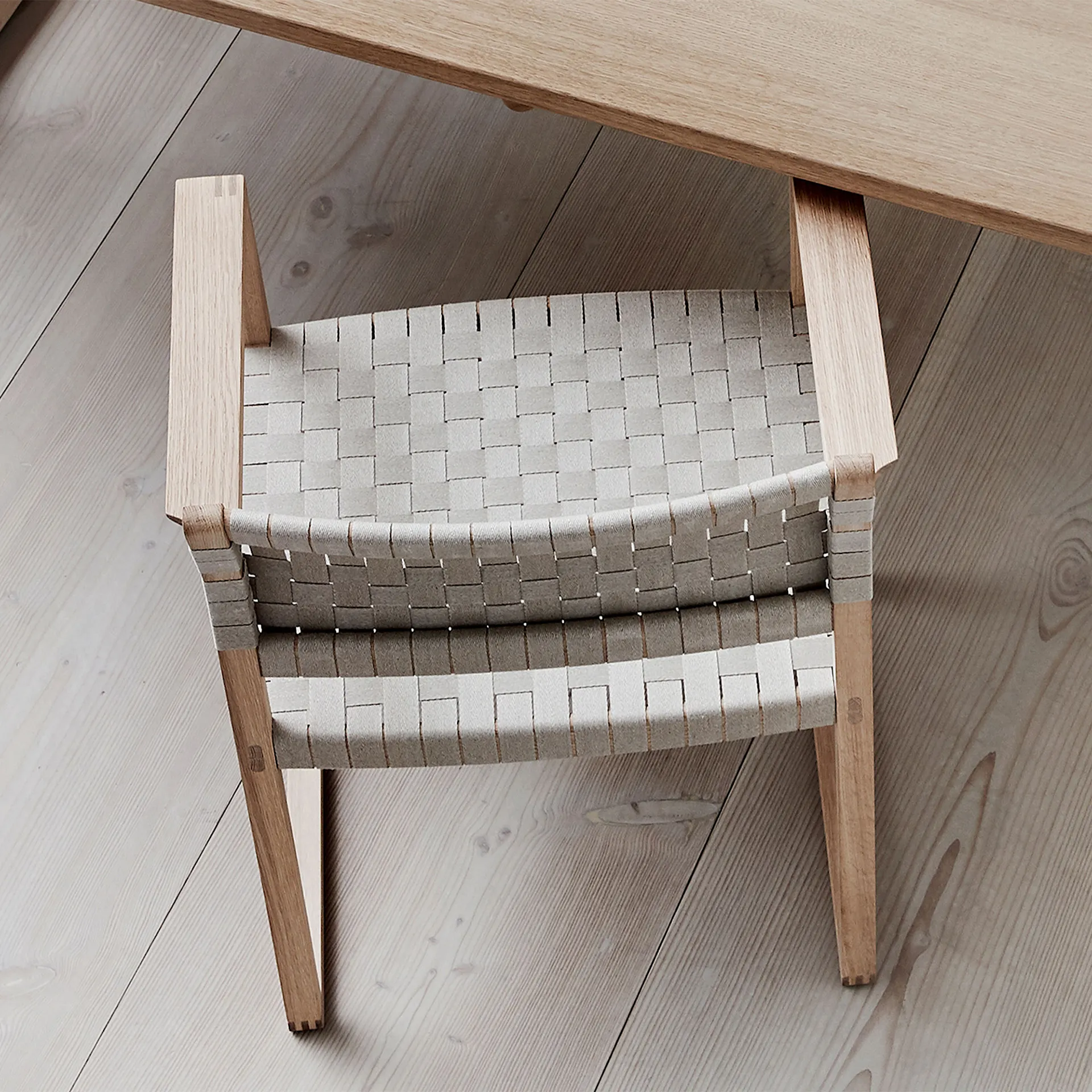 BM62 Armchair Linen Webbing - Fredericia Furniture - Børge Mogensen - NO GA