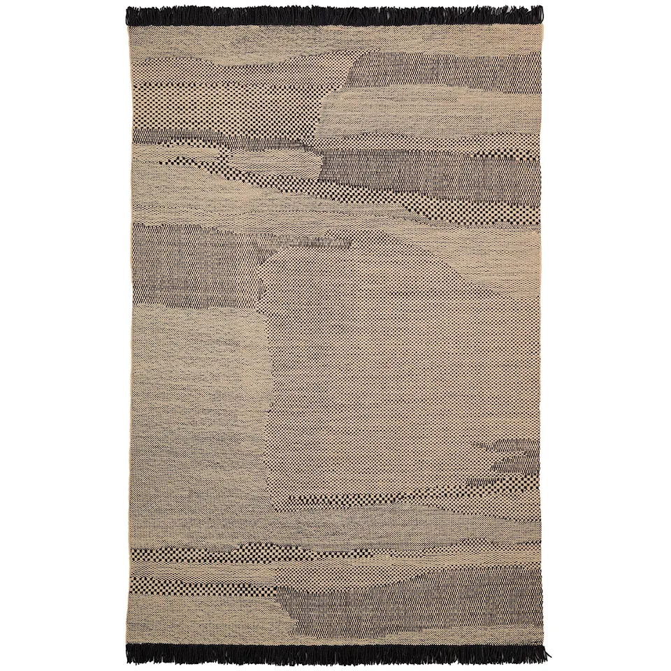 Wabisabi wool rug Bone