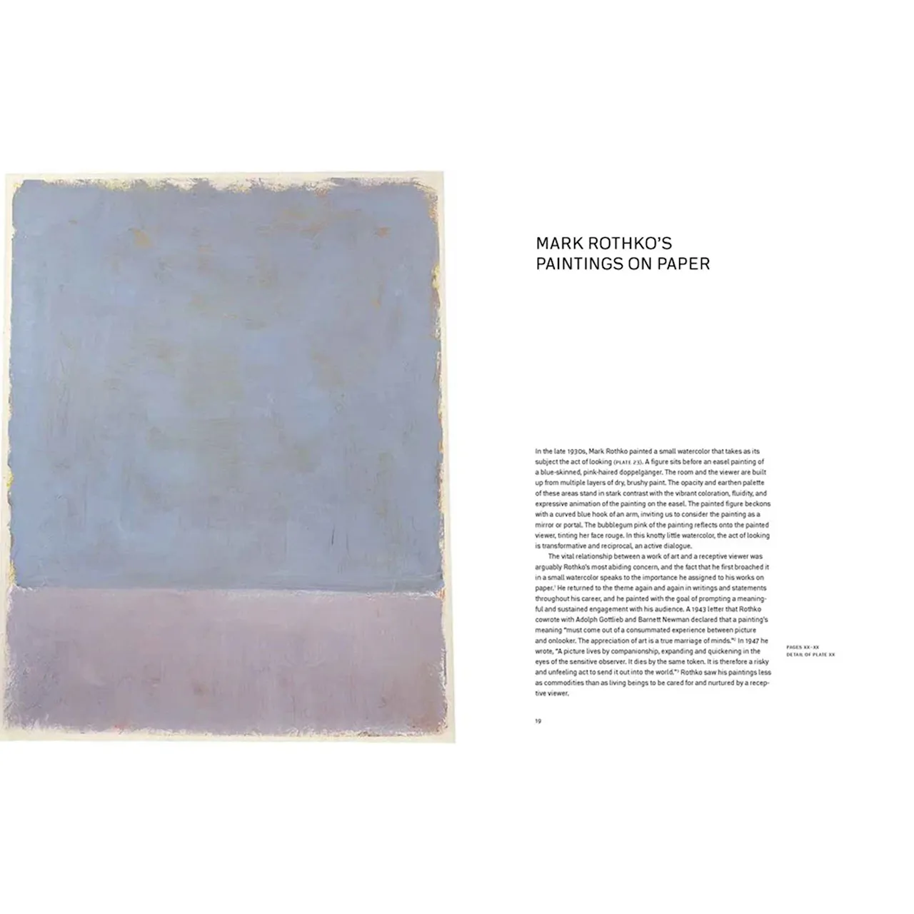 Mark Rothko: Paintings on Paper Art Book
