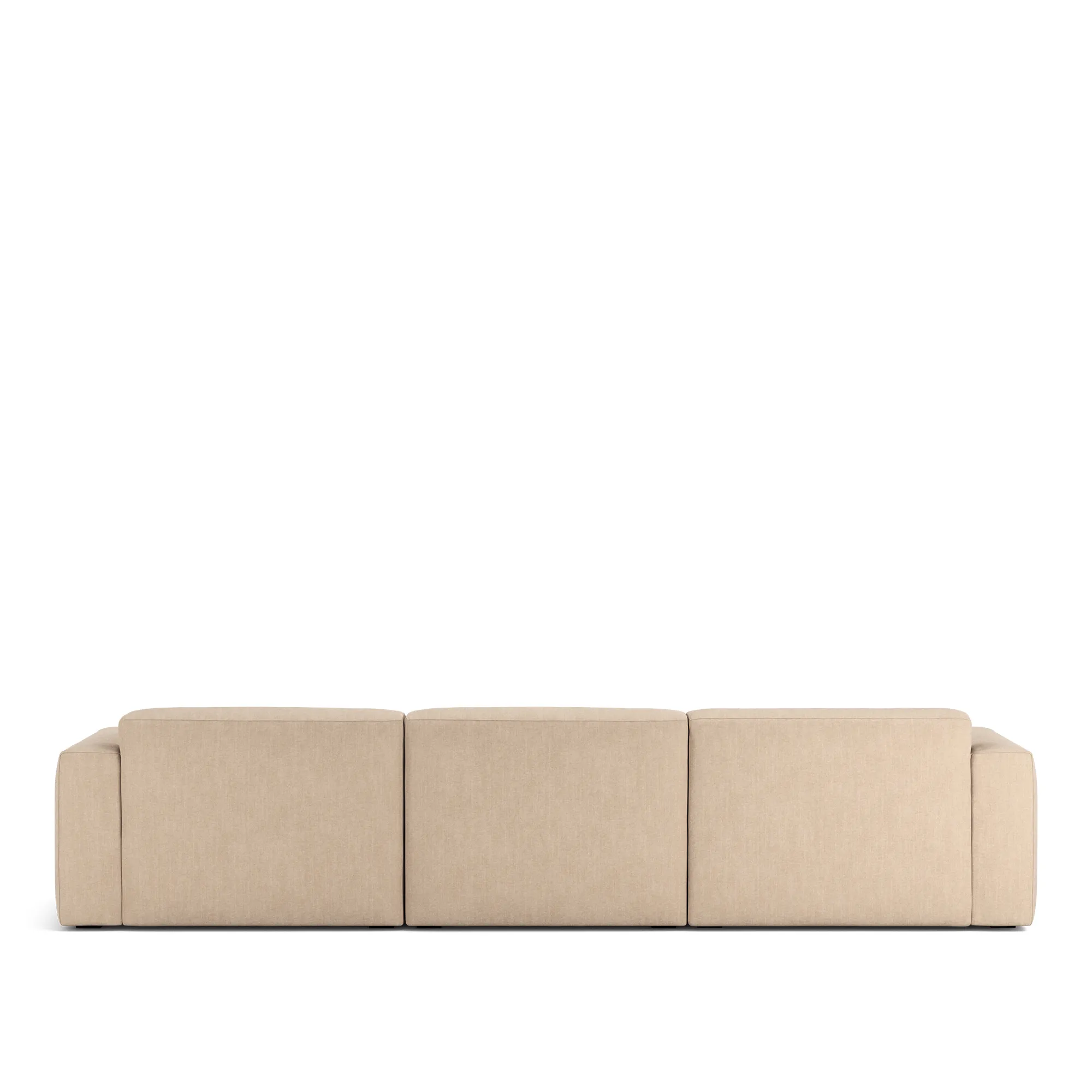 Brick 3-zitsbank met chaise longue links - 6