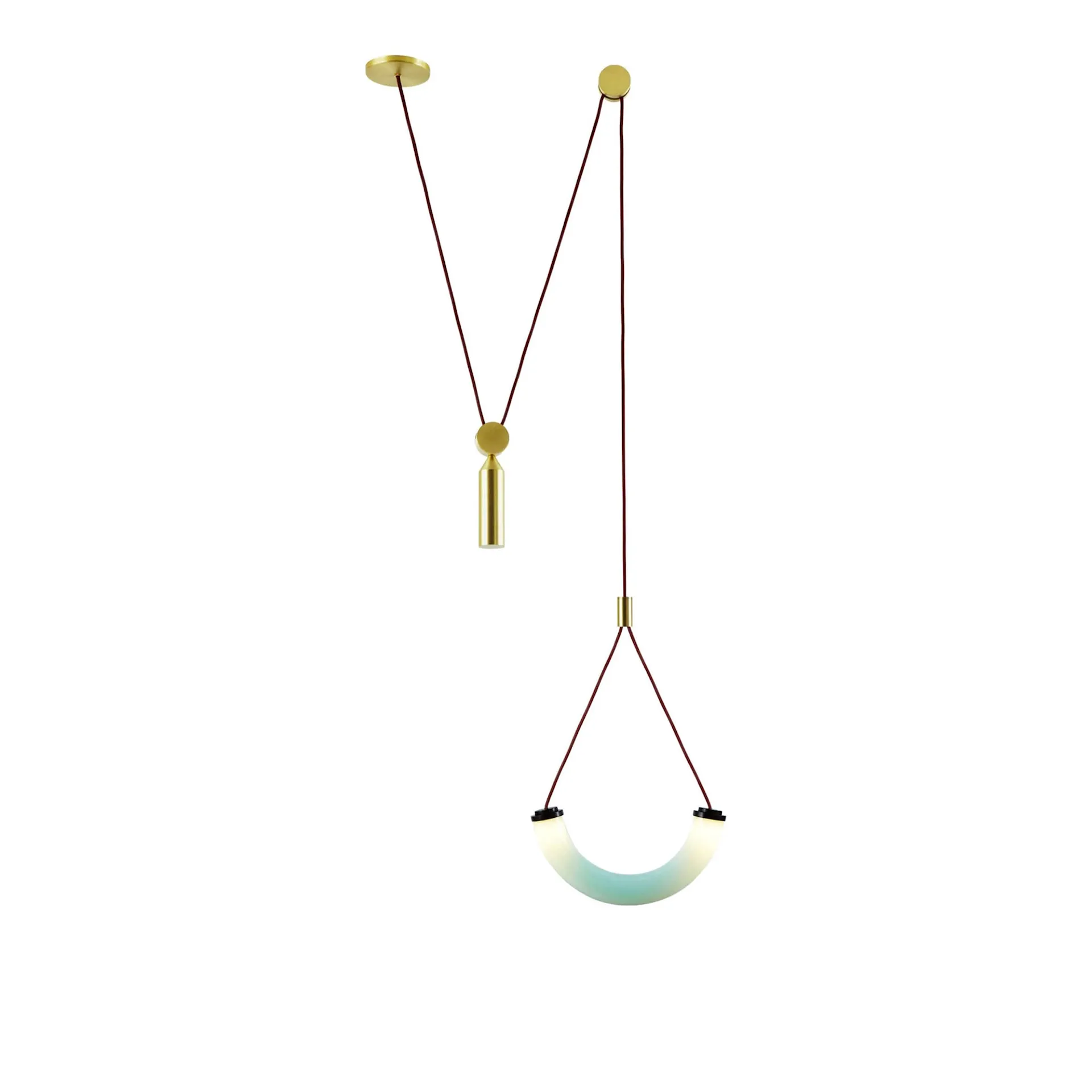 Shape Up Pendant Arc Celadon - Roll & Hill - NO GA