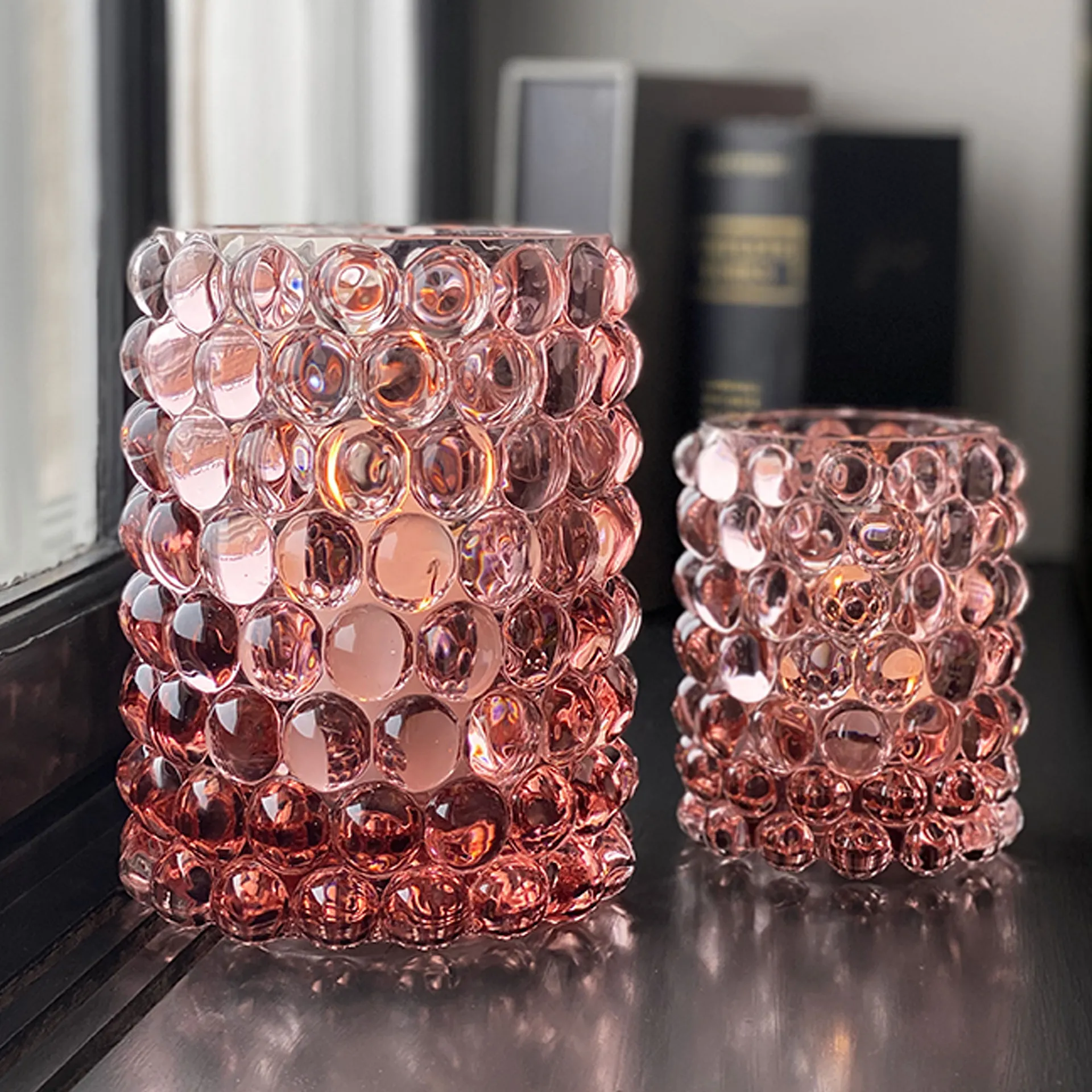 Hurricane Lamp Boule Large Rosé - Skogsberg & Smart - NO GA