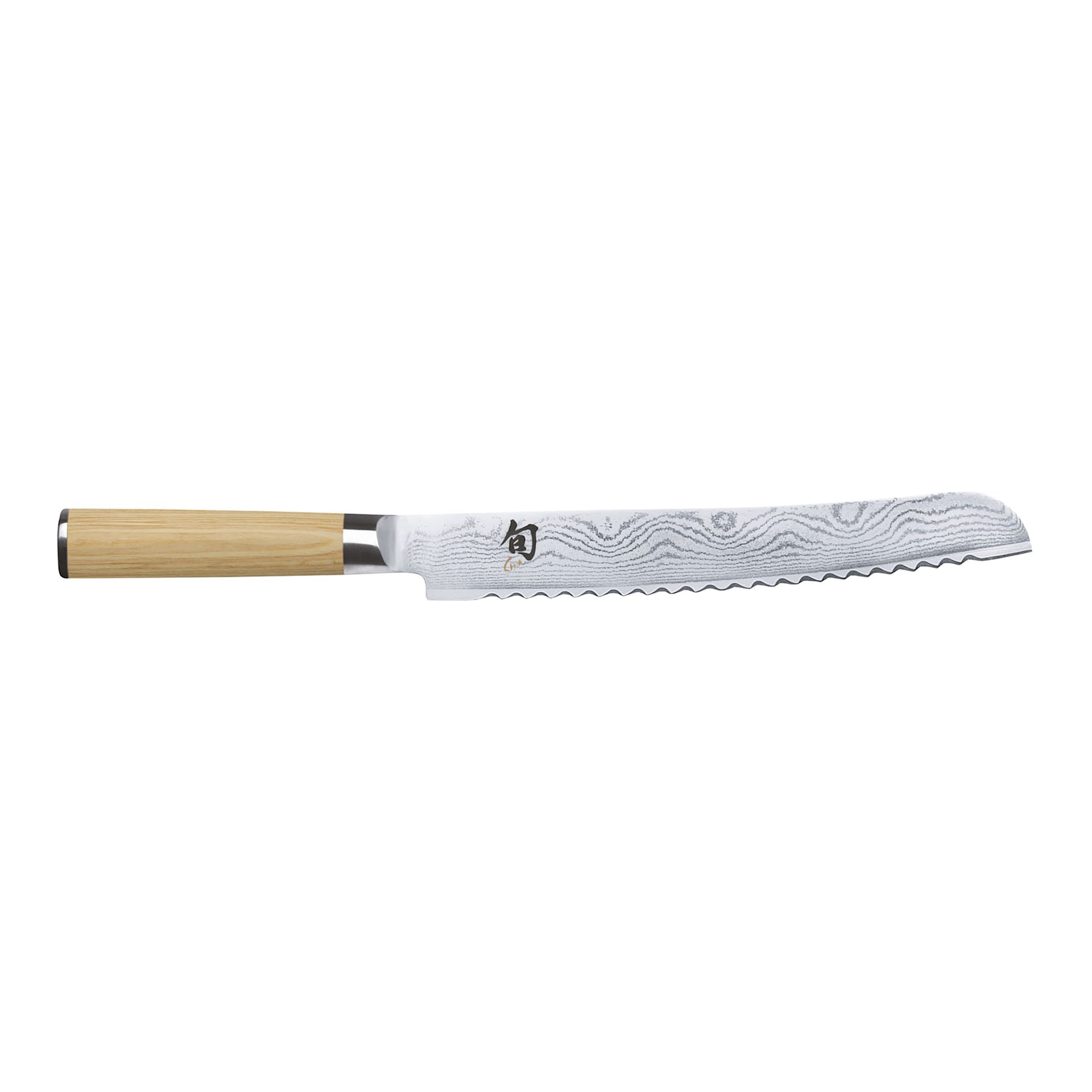 SHUN CLASSIC Bread knife, 23 cm Light handle - KAI - NO GA