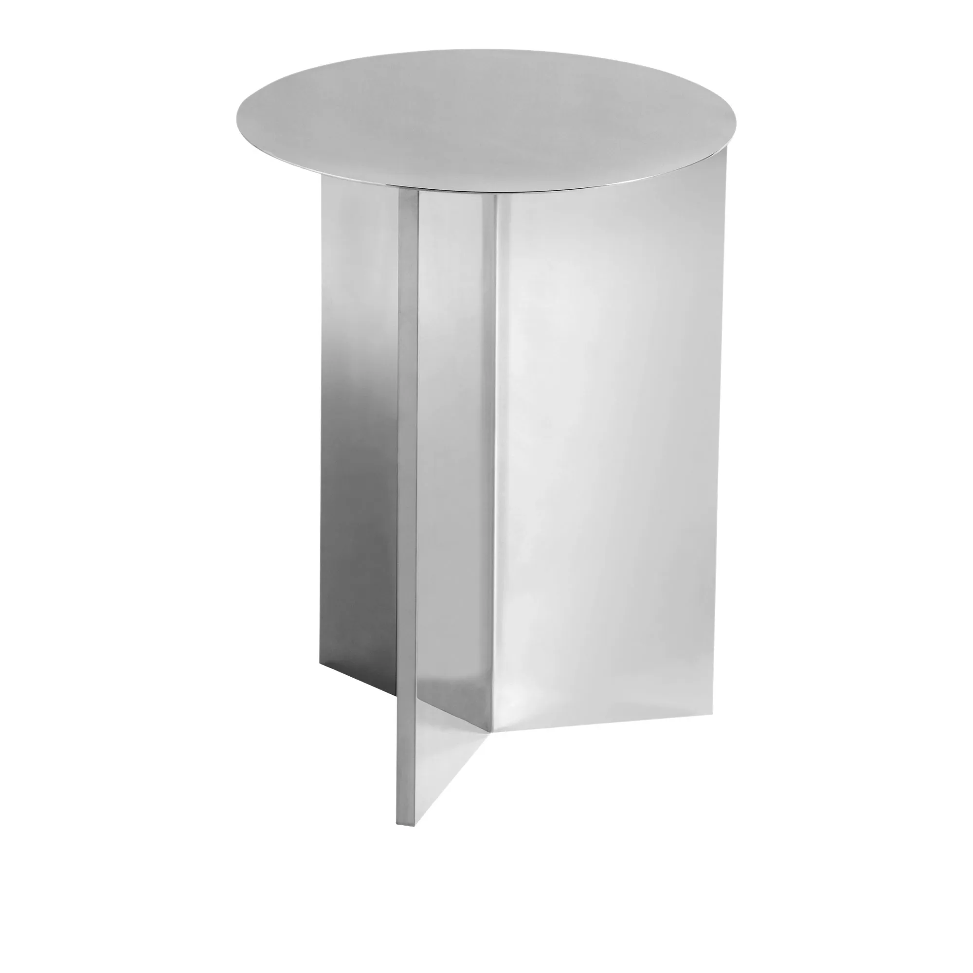Slit Coffee Table Round High - 1
