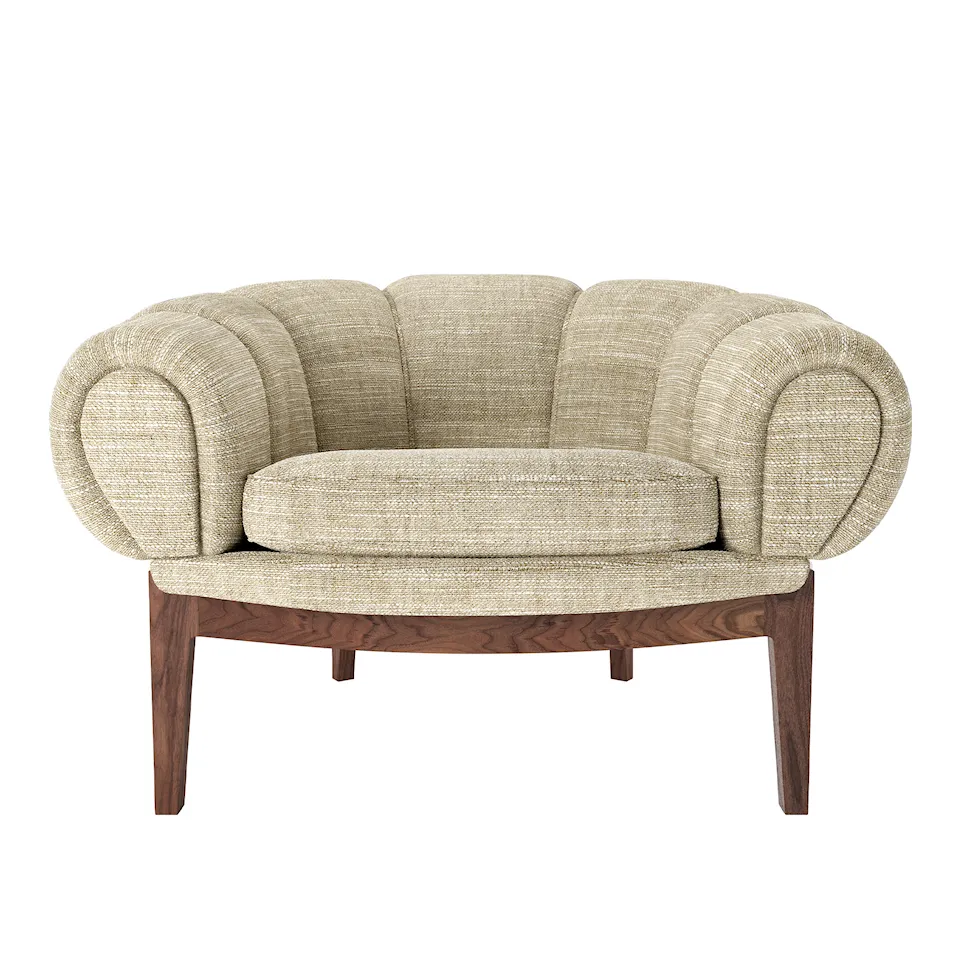 Croissant Lounge Chair Walnut