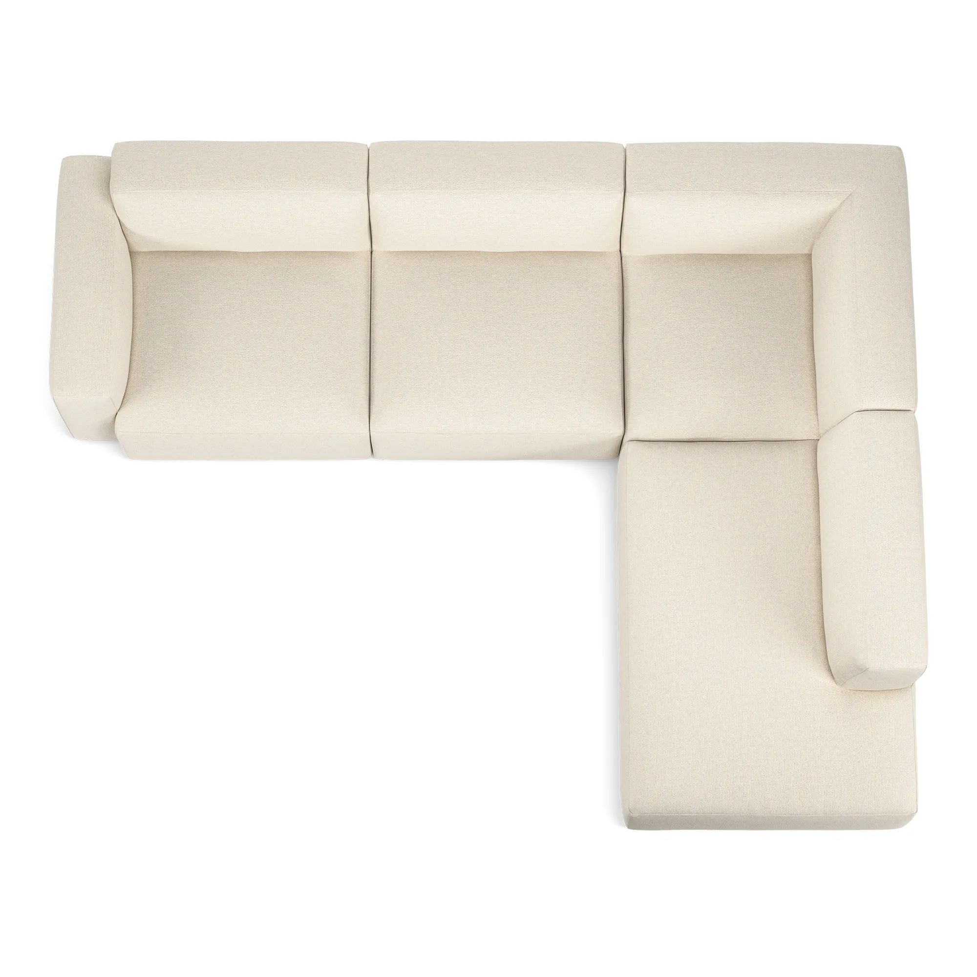 Brick 4-Seater Corner Open End Right - 8
