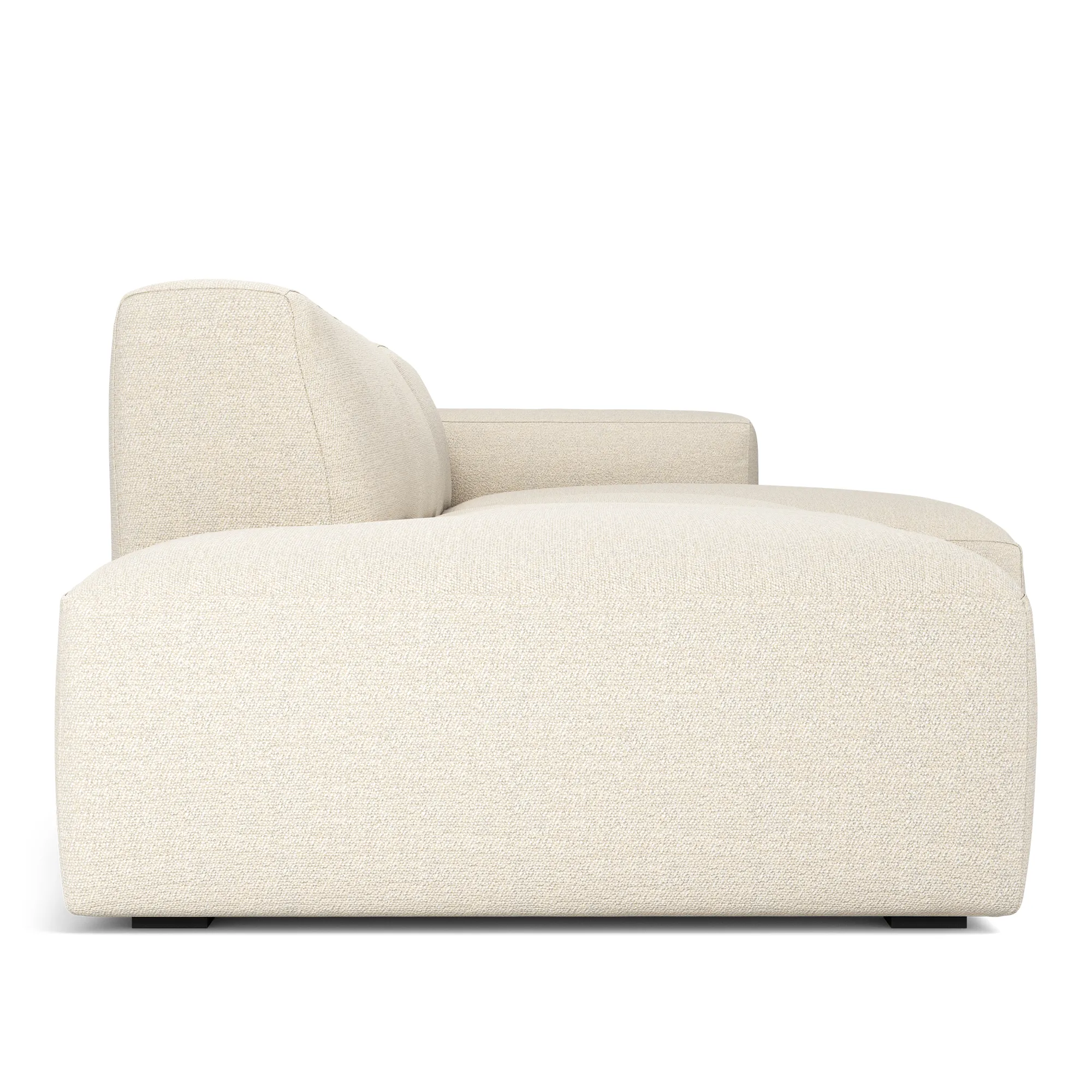 Brick 3-Seater Chaise Lounge Open End Left - 3