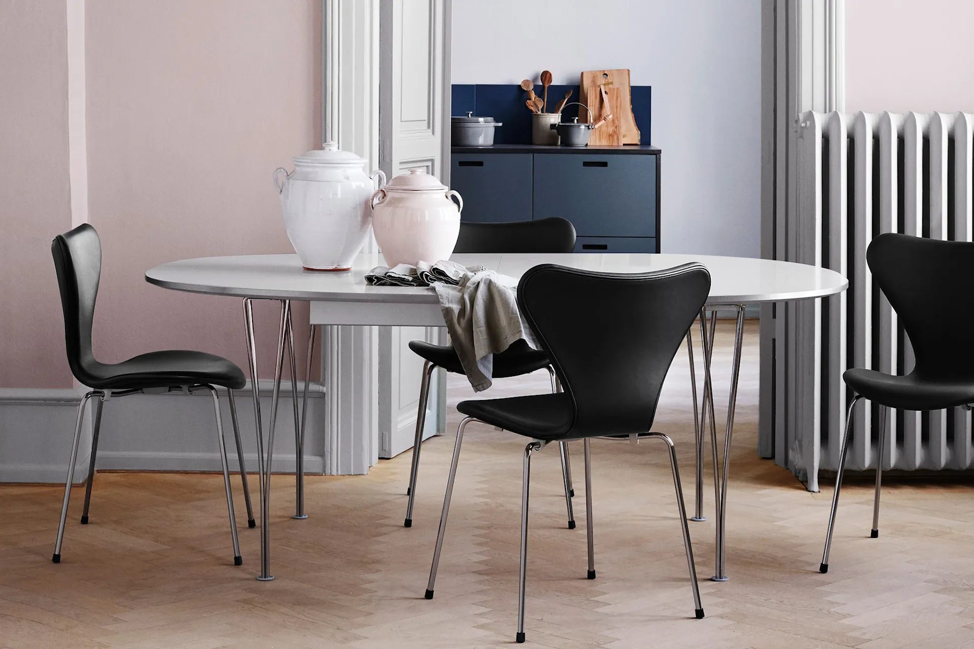 Superellipse Extendable - Fritz Hansen - Bruno Mathsson - NO GA