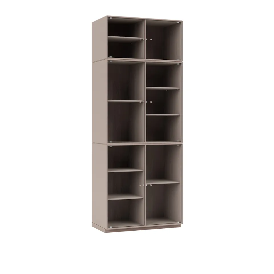 Montana Selection Ripple IV vitrinekast sokkel 3 cm