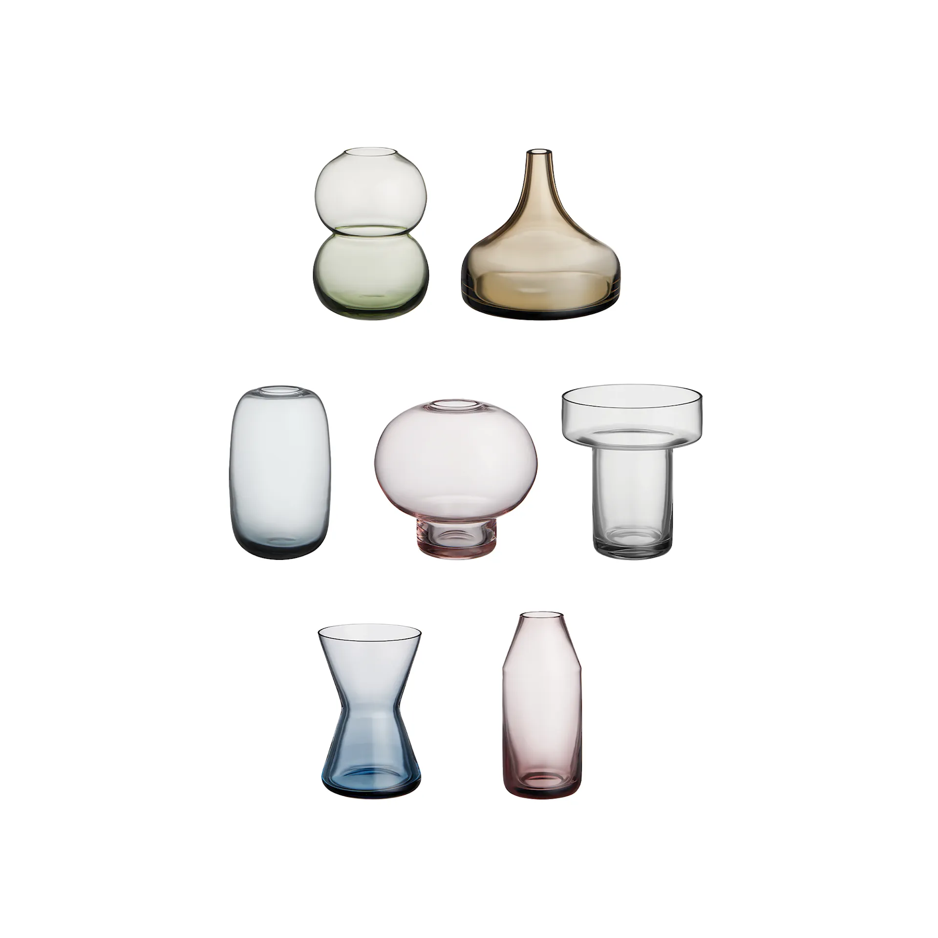 Midsummer Minivases 7 Pack - Orrefors - Claesson Koivisto Rune - NO GA