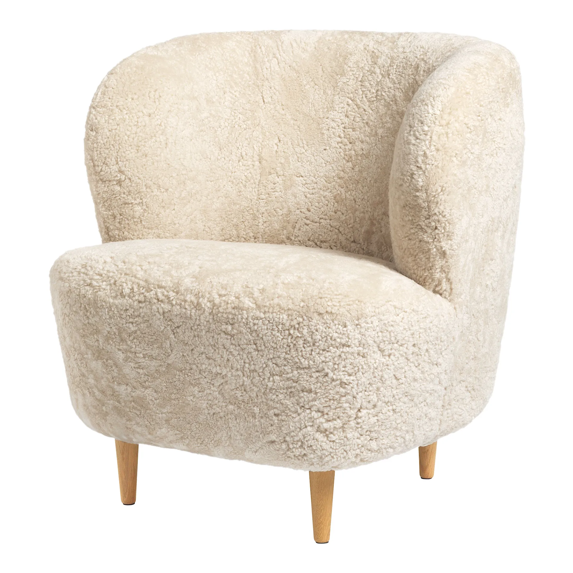 Stay Lounge Chair - Sheepskin - Gubi - NO GA