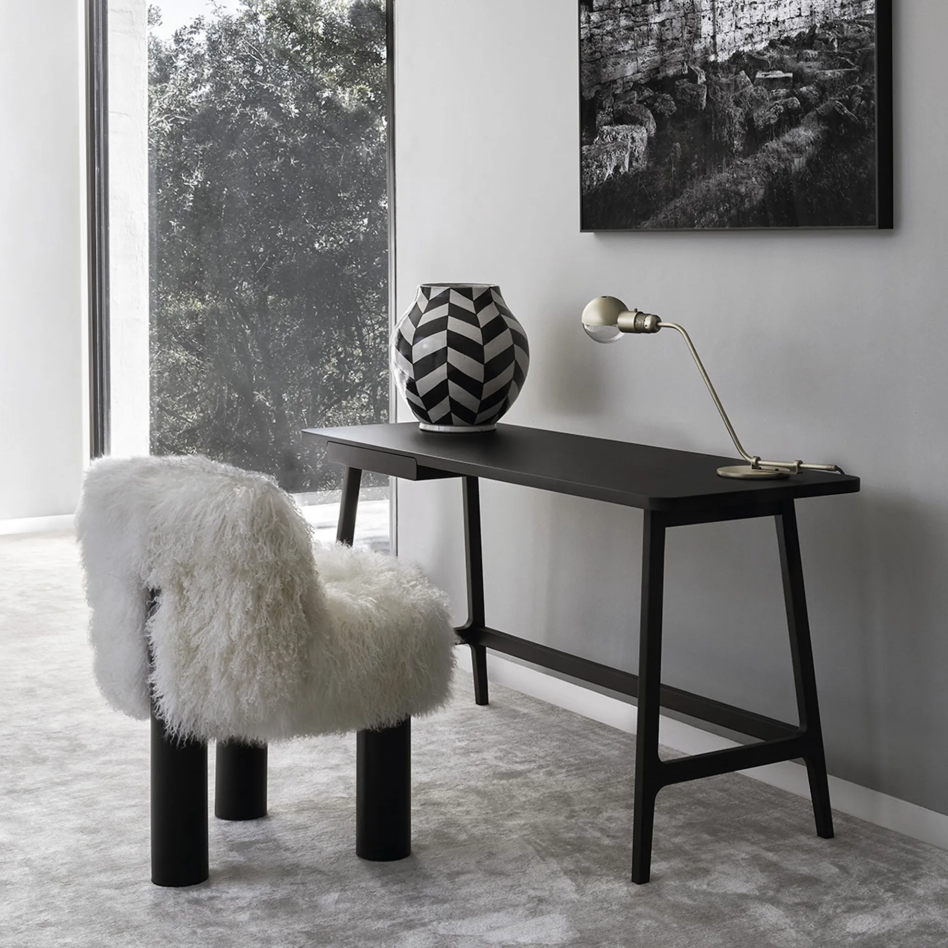 Botolo High Armchair Fur - Arflex - NO GA