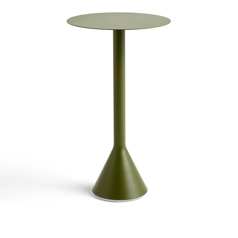 Palissade cone table - high - Olive - Ø60