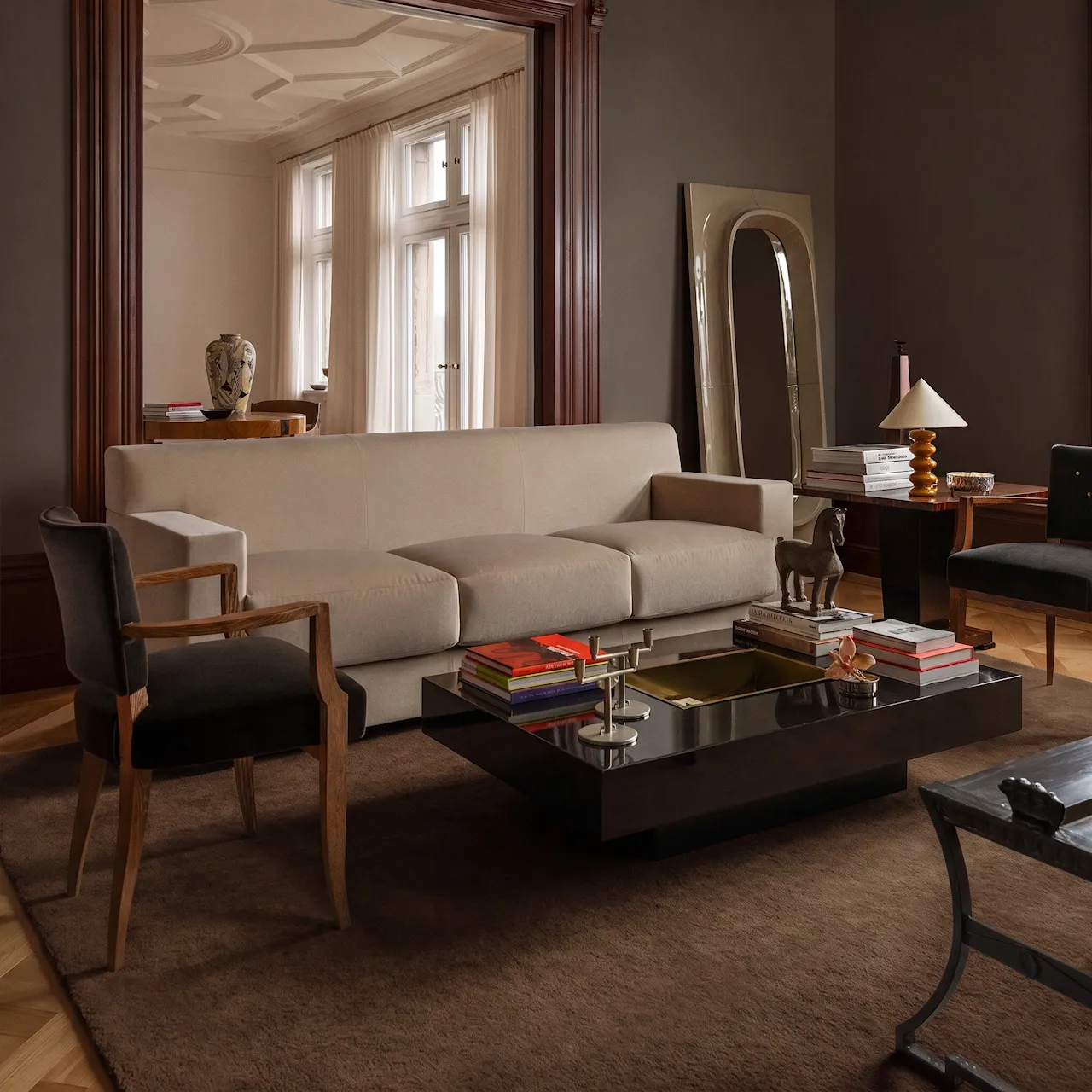 Origin Solid Chocolate Wool Rug