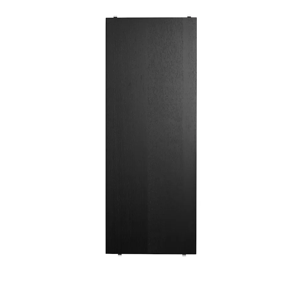 String Shelf 78x30, Black stained ash, 3-pack