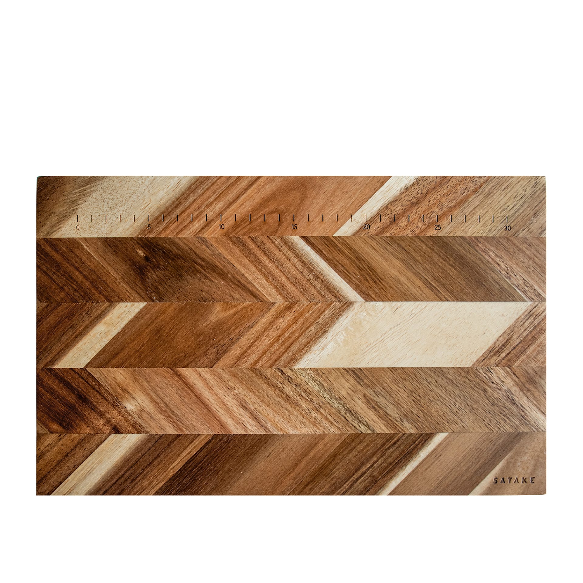 Acacia wood cutting board with measuring points - Satake - NO GA