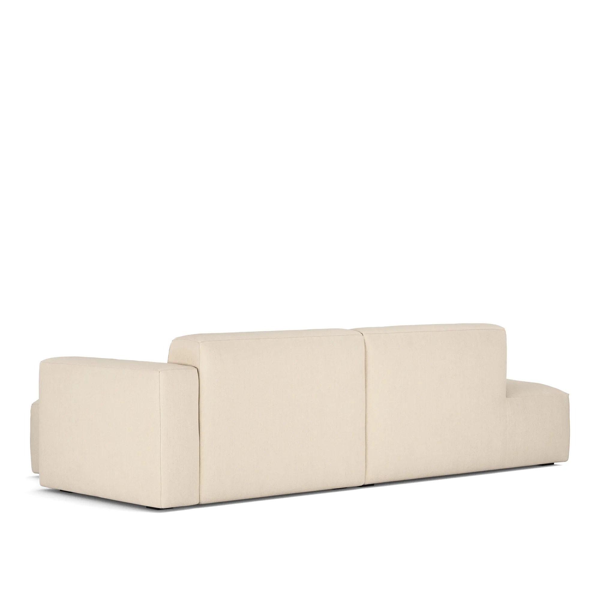 Brick 2-Seater Chaise Lounge Open End Left - 7