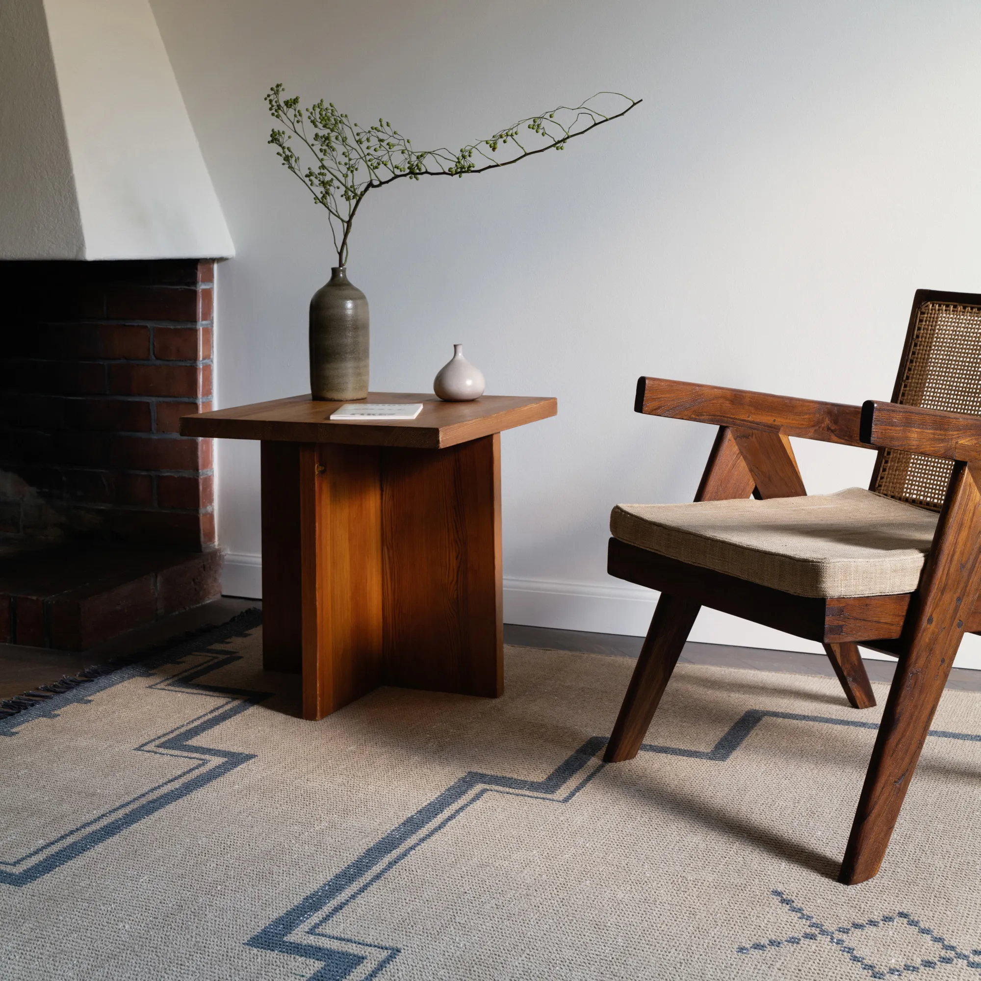 Elder 02 Navy Wool Rug - 6