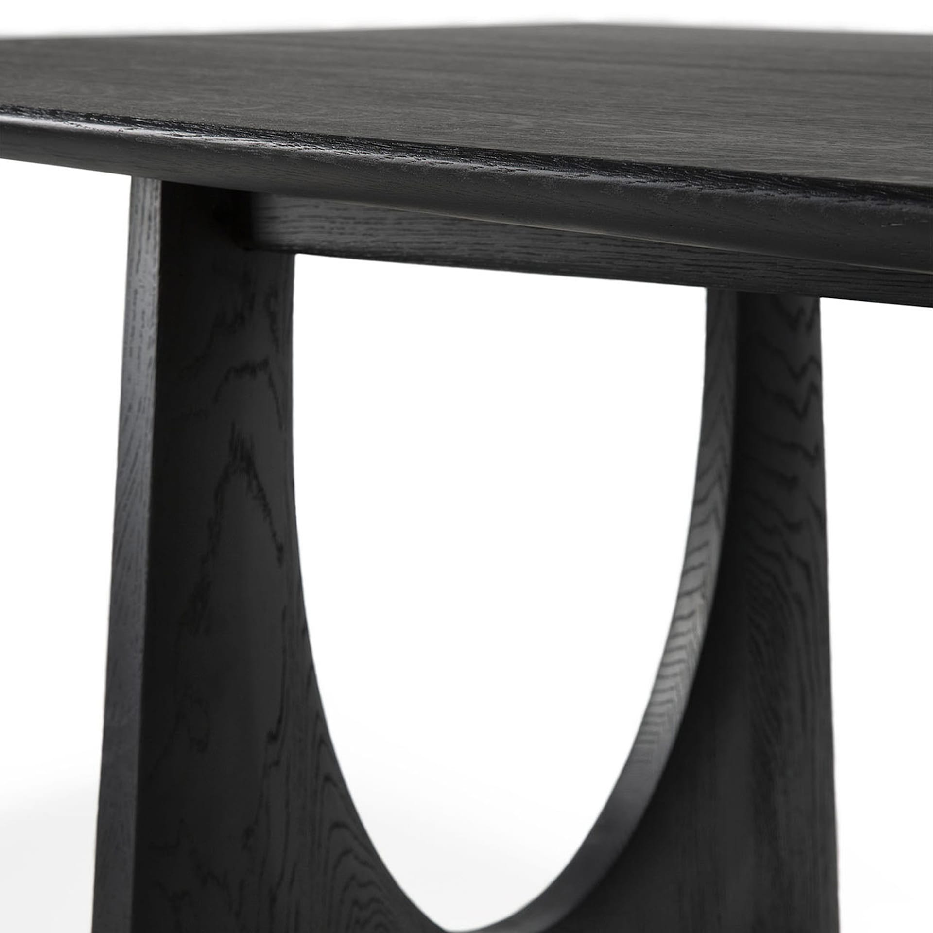 Geometric Dining Table Black Oak - Ethnicraft - NO GA
