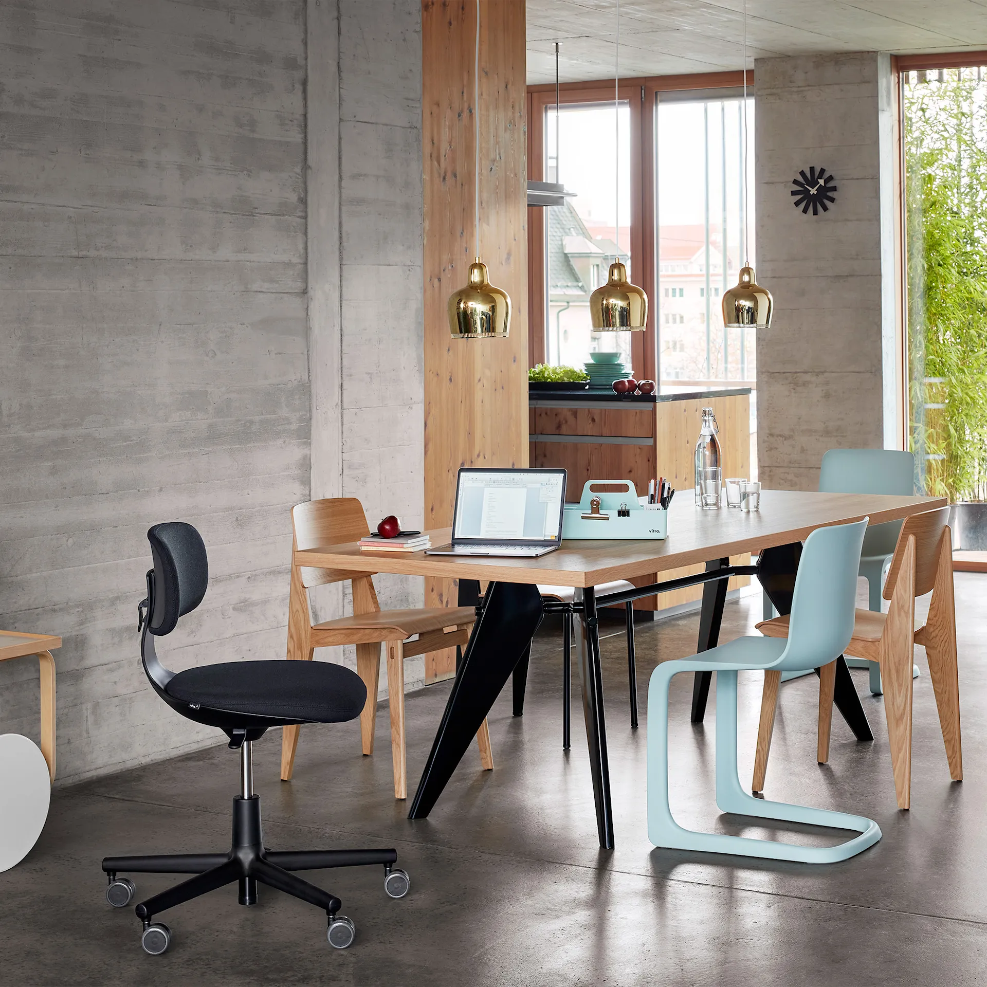 Rookie kontorstol Soft Grey - Vitra - Konstantin Grcic - NO GA