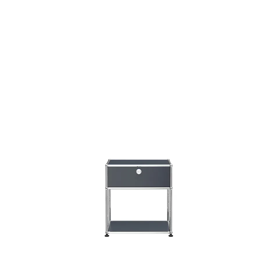 USM Haller Nightstand P2 - Anthracite