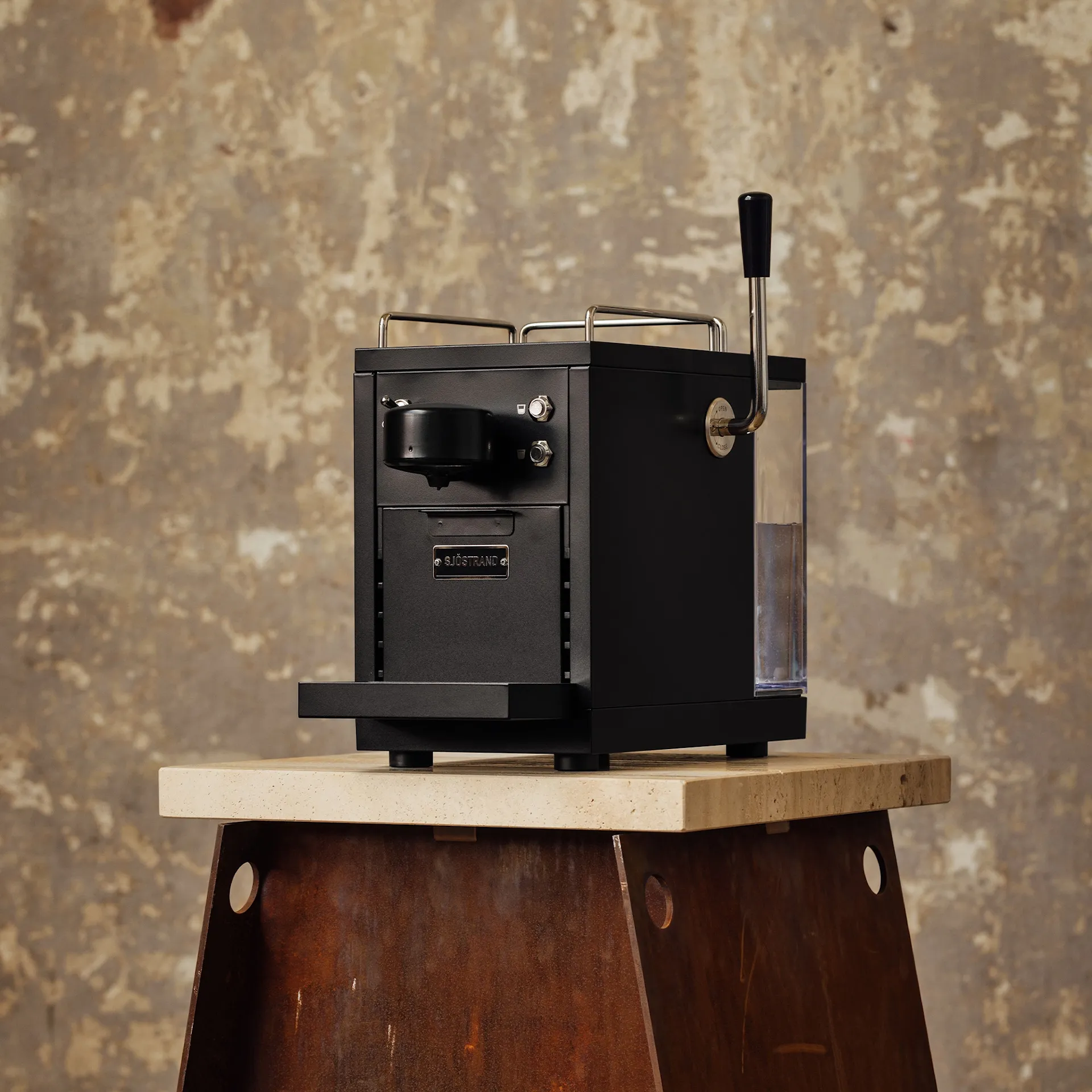 The Original Espresso Capsule Machine Sort + Coffee Capsules 100 stk - Sjöstrand Coffee Concept - NO GA