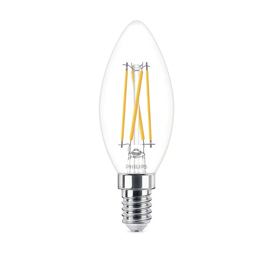 LED Light Source E14 3.4W 470lm 2700K Dimmable clear
