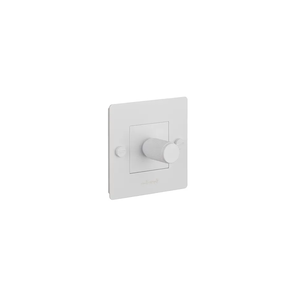 EU 1G Dimmer 250W LED - Retractive Switch Compatible Only - White