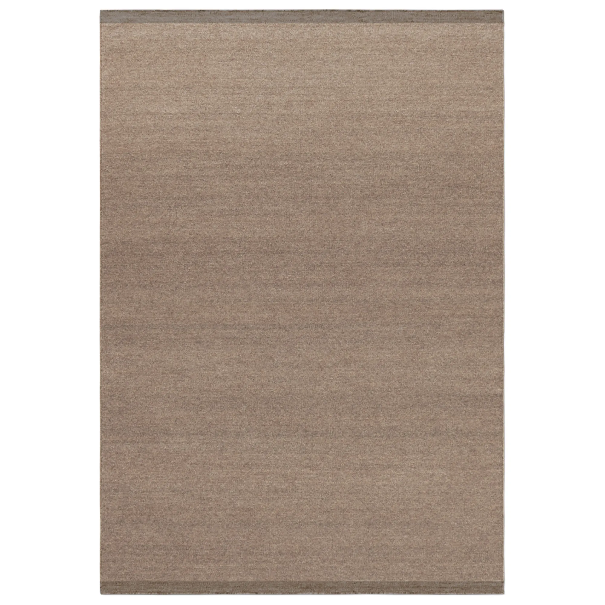 Zero Brown Wool Rug - 1
