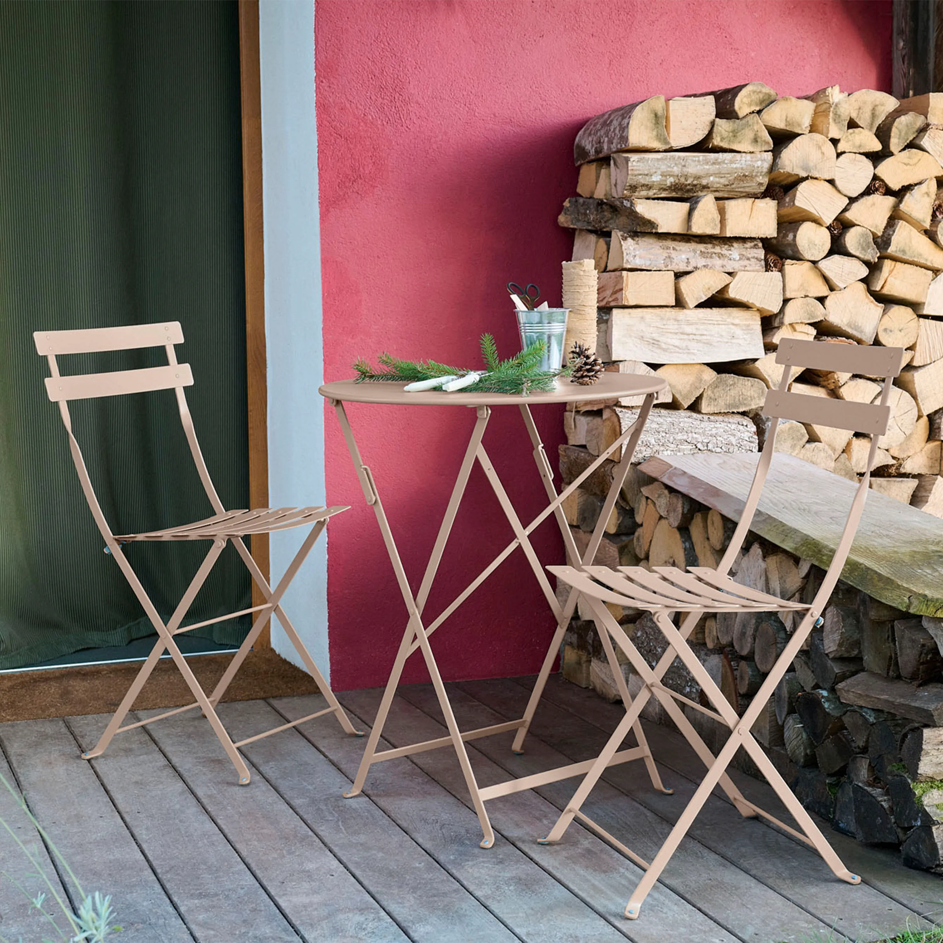 Bistro eettafel voor buiten Ø 60 cm - 6