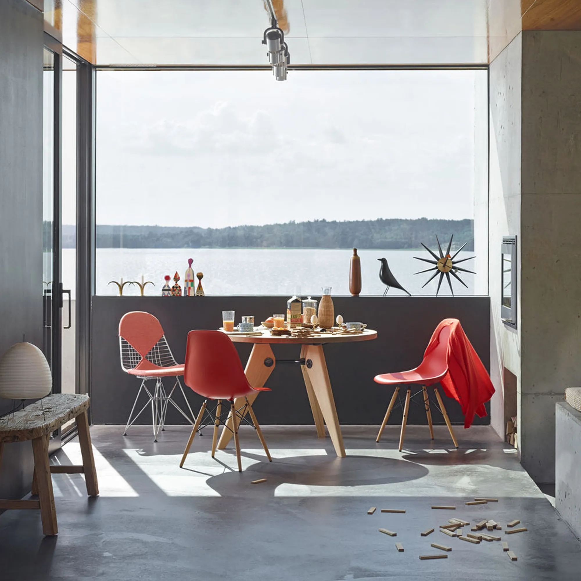 Eames RE Plastic Chair DSW tuoli Ash Honey Tone - 4