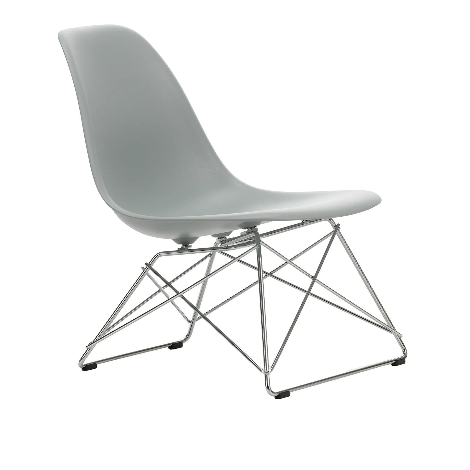 Eames RE Plastic Side Chair LSR tuoli Chrome - Vitra - Charles & Ray Eames - NO GA