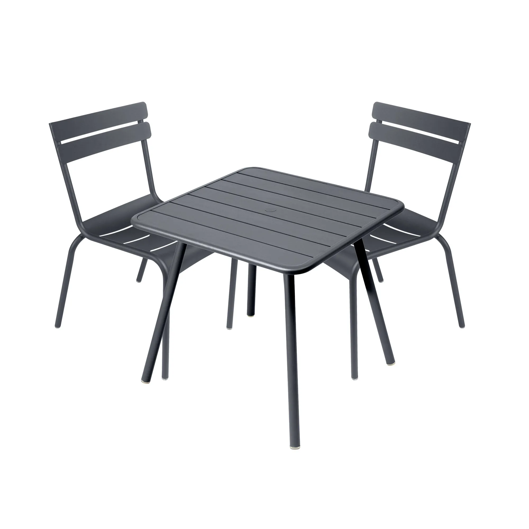 Luxembourg dining set four-legged table & 2 chairs - 1