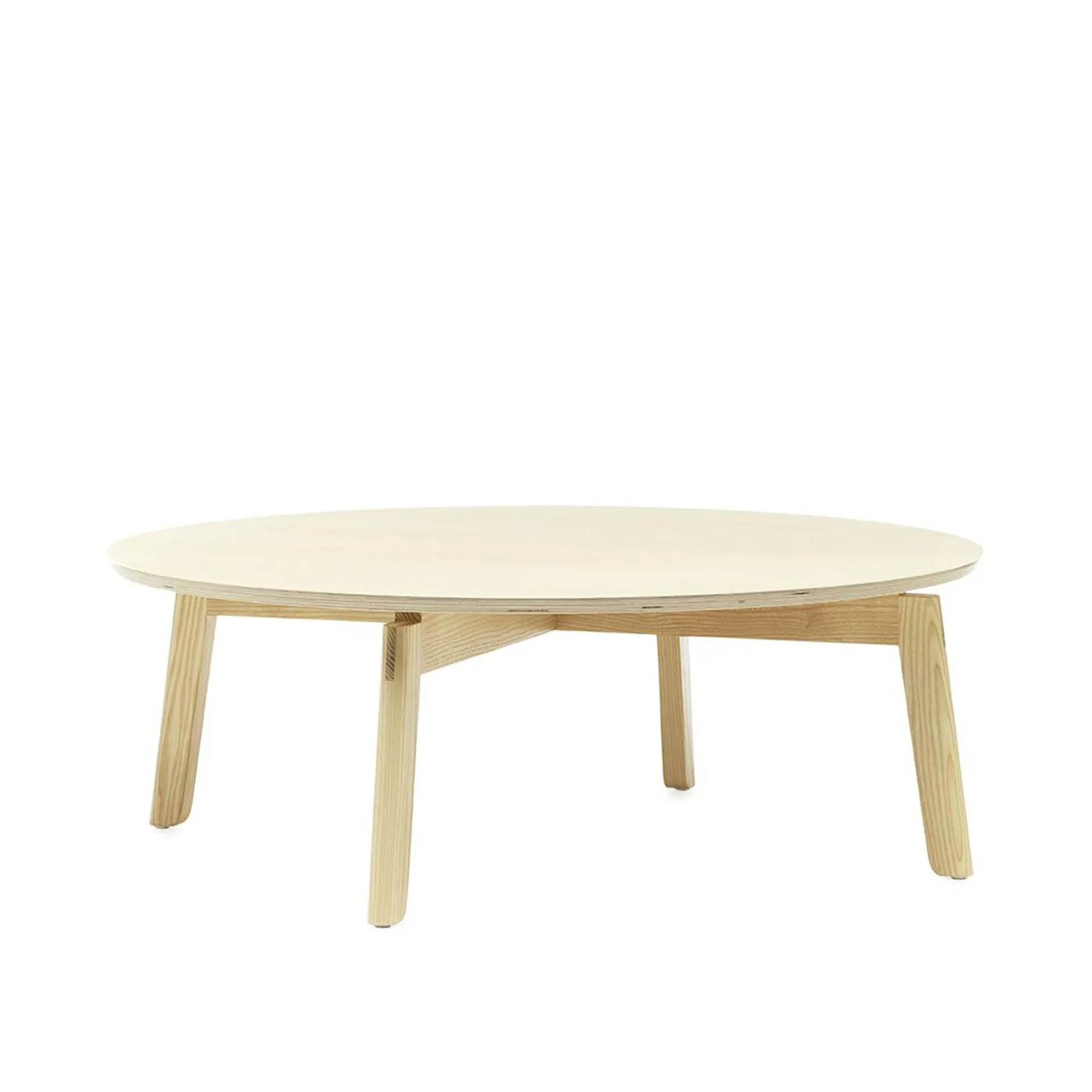 Area Coffee Table, Lacquered Ash, Ø80 H:39 - Fogia - NO GA