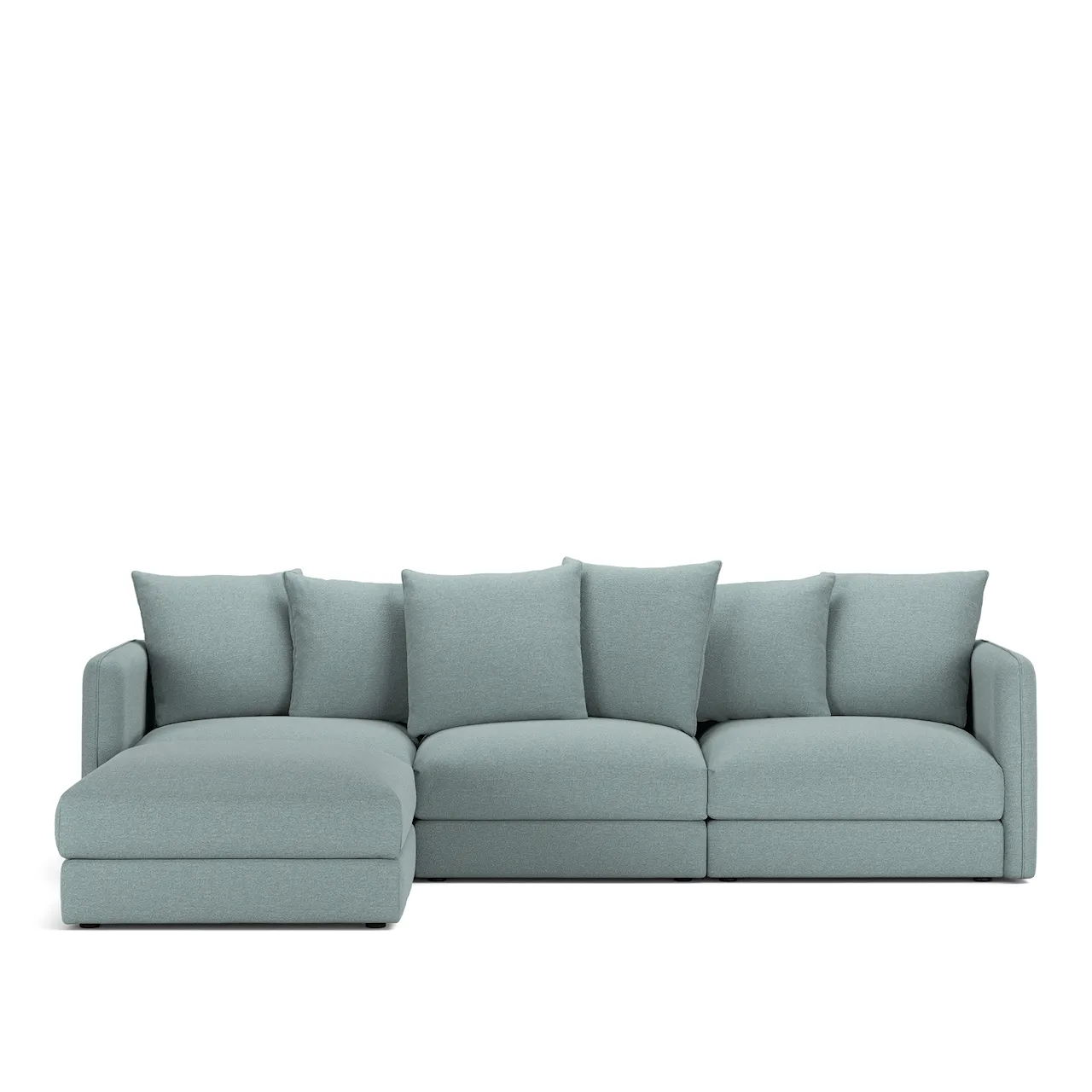 Pavarotti 3-Seater + Footstool, Fixed Cover, Cushion Variant 01, Sienna 03