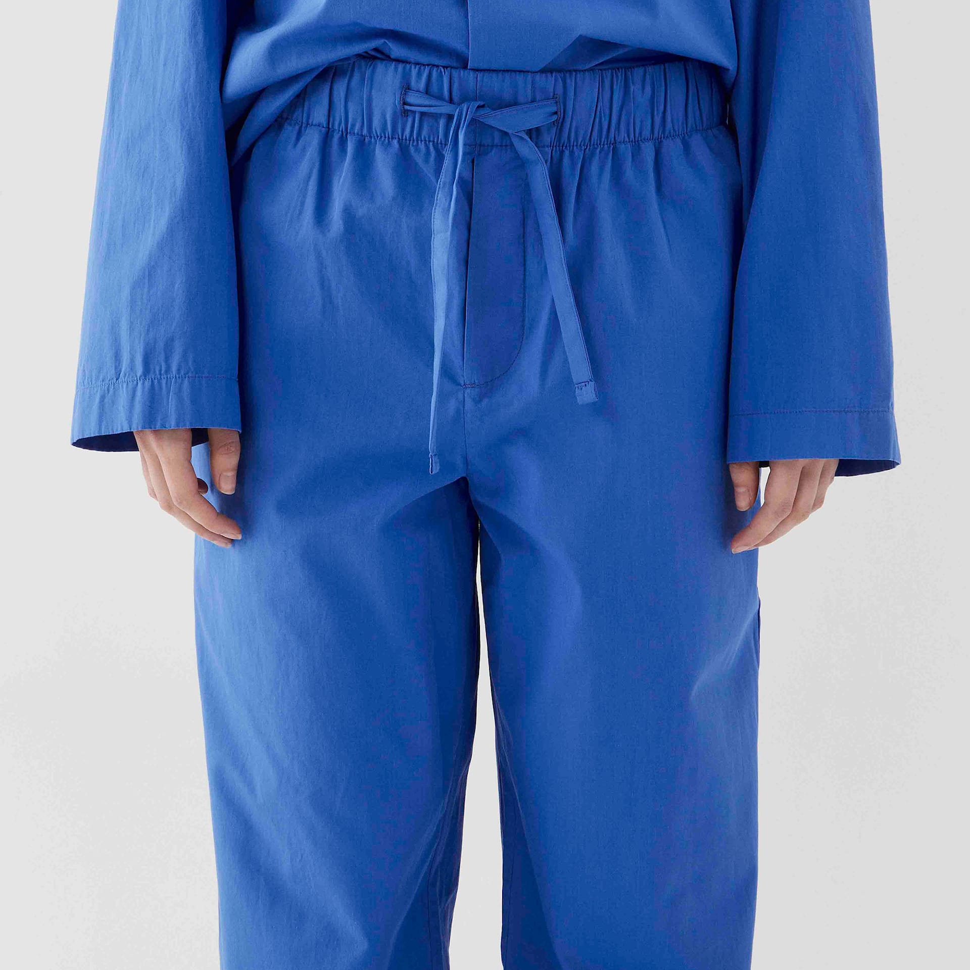 Poplin Sleepwear Pants Royal Blue - TEKLA - NO GA