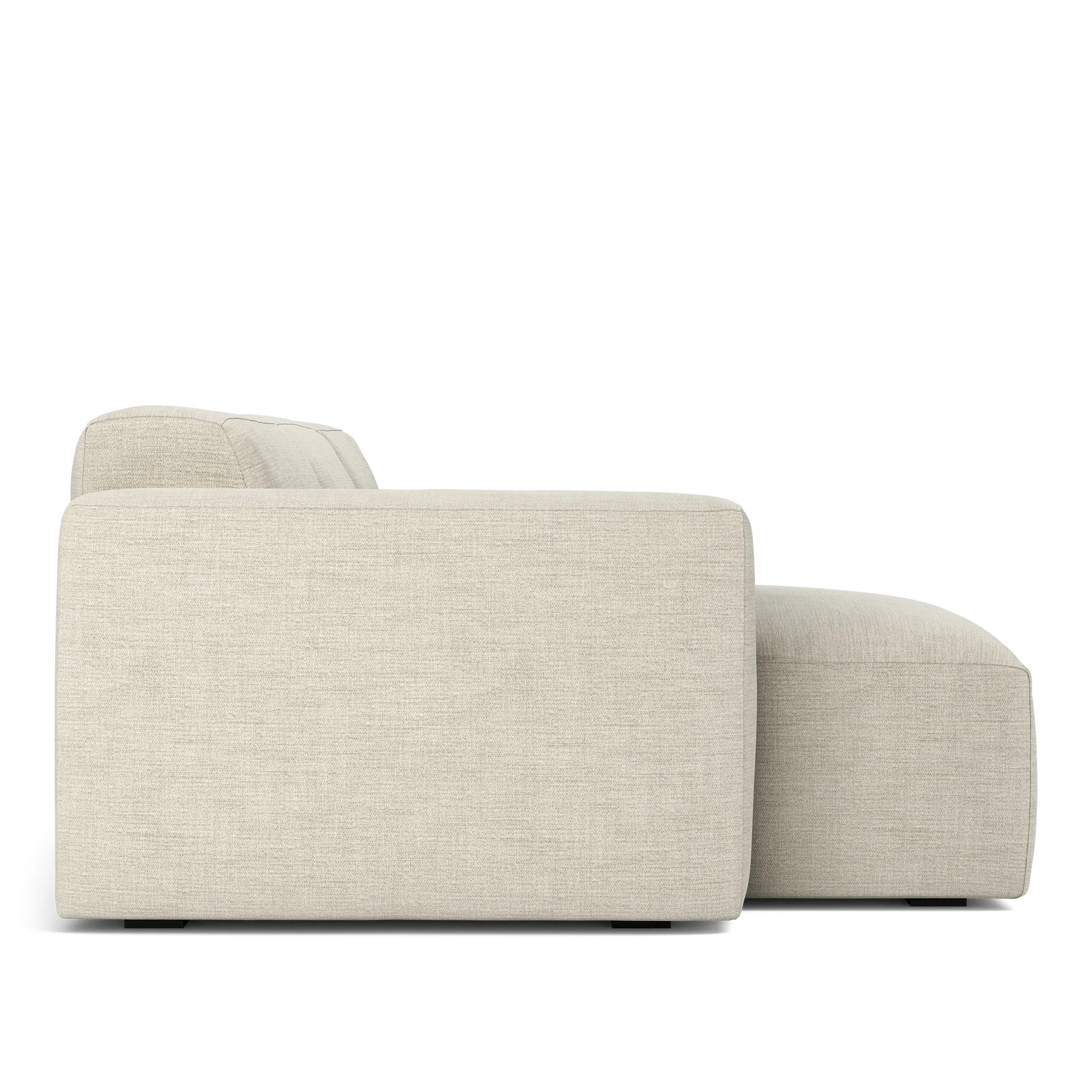 Brick 3-Seater Chaise Lounge Open End Right - 3