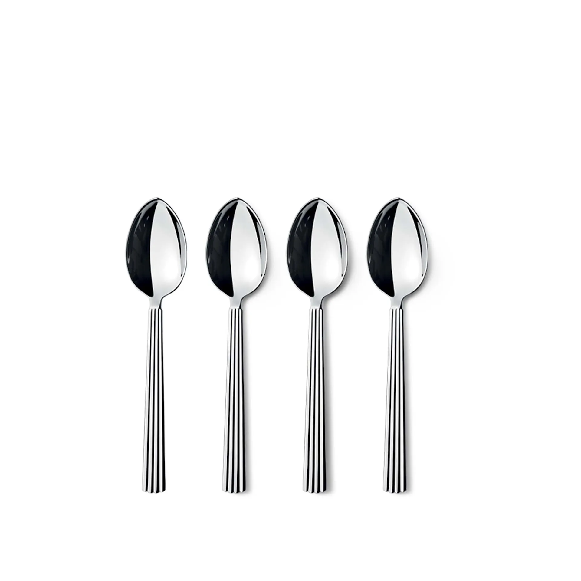 Bernadotte Dessert Spoons - Set of 4 - Georg Jensen - Sigvard Bernadotte - NO GA