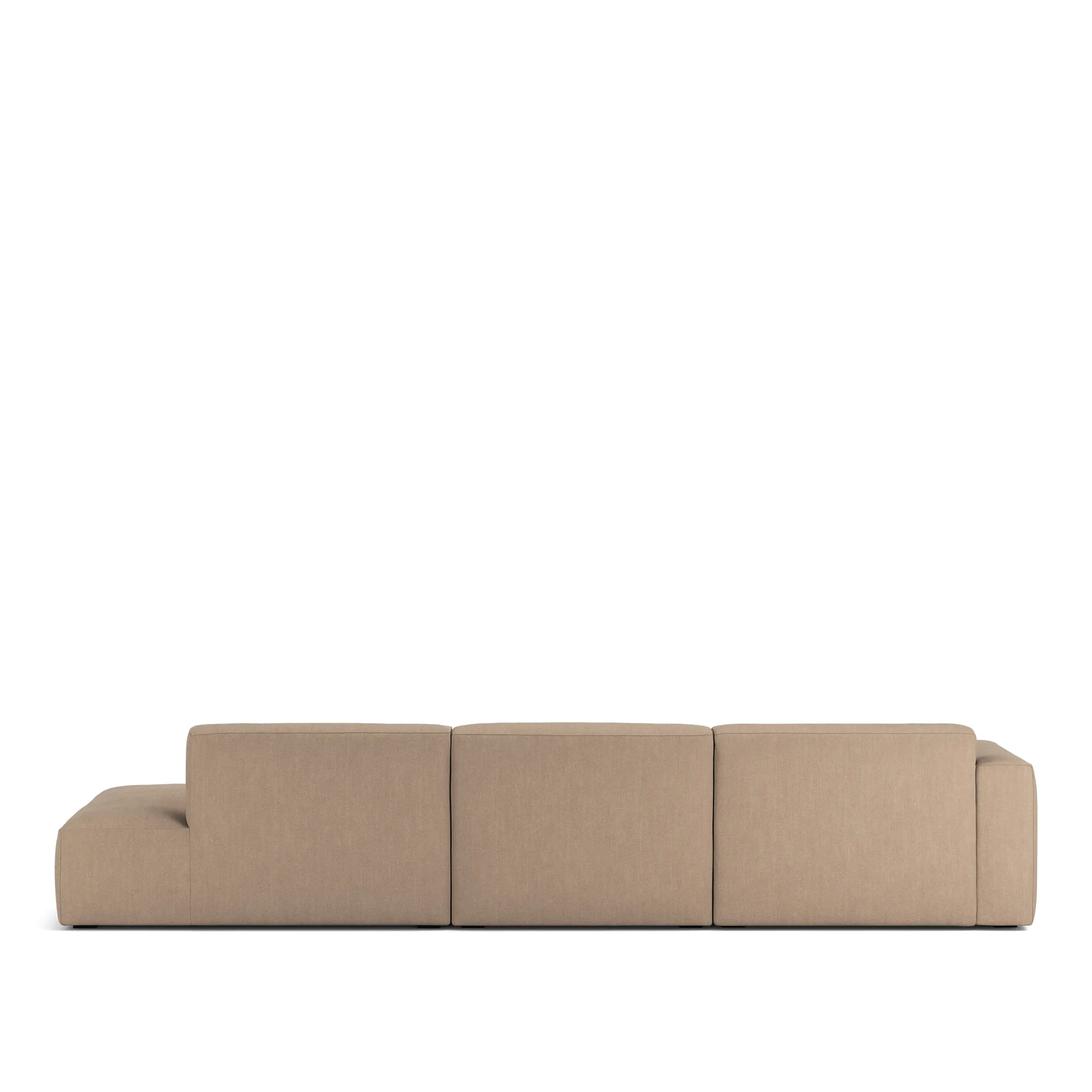 Brick 3-Seater Chaise Lounge Open End Right - 6