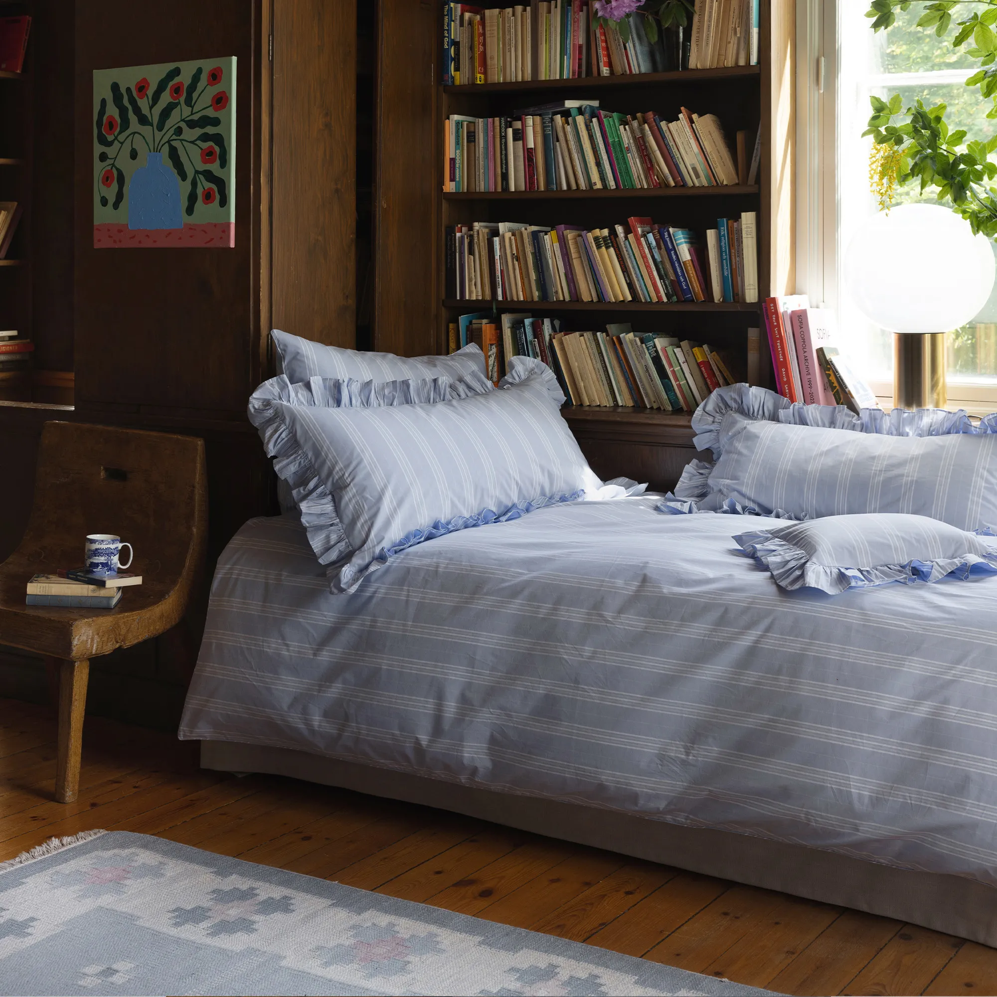 Camicia Light Blue Pillowcase - 6