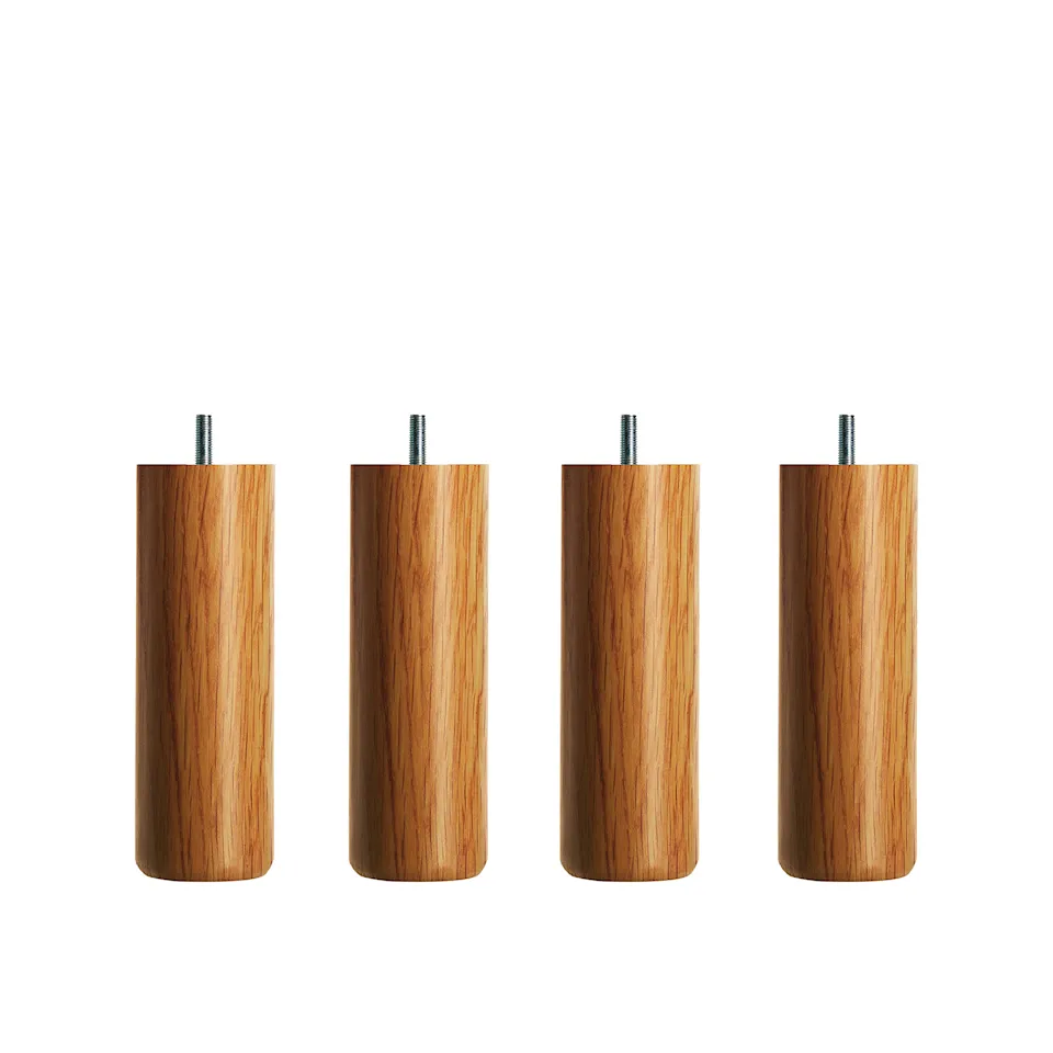 Round Legs Oiled Oak - 16 cm