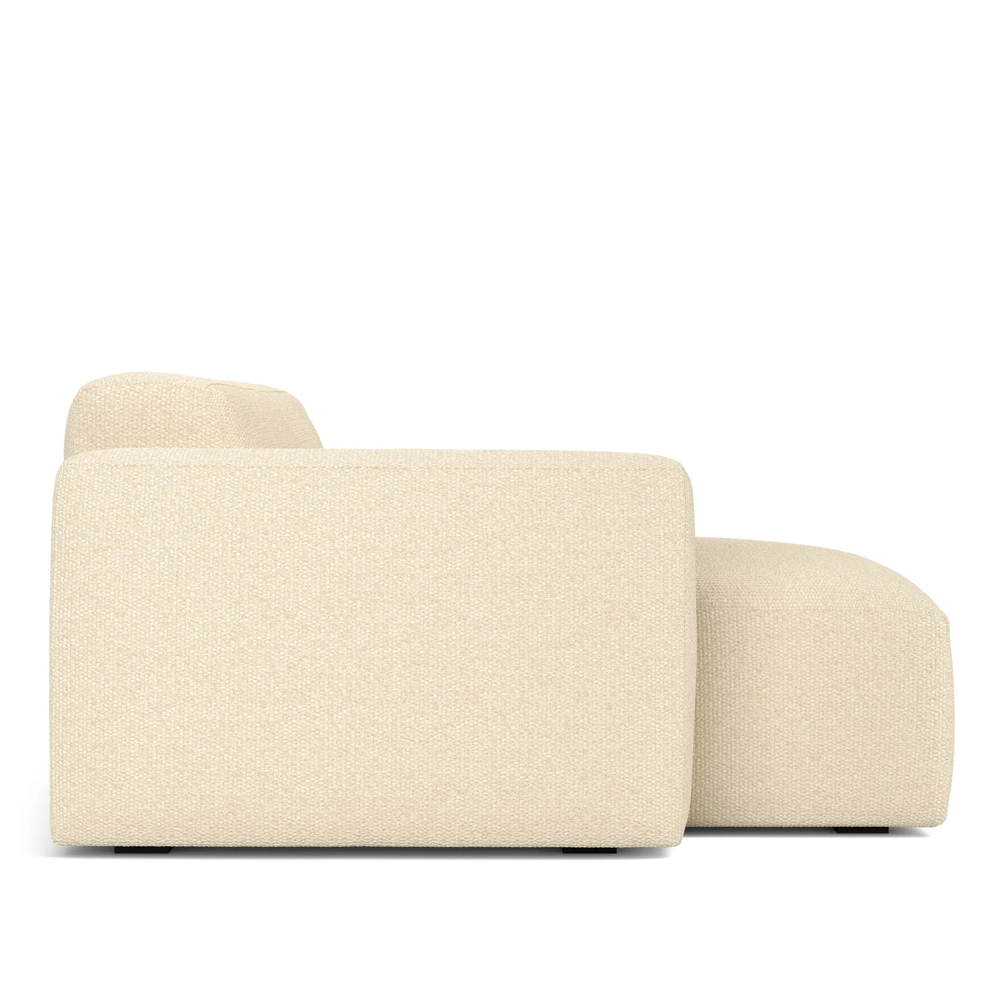 Brick 2-Seater Chaise Lounge Open End Right - 5