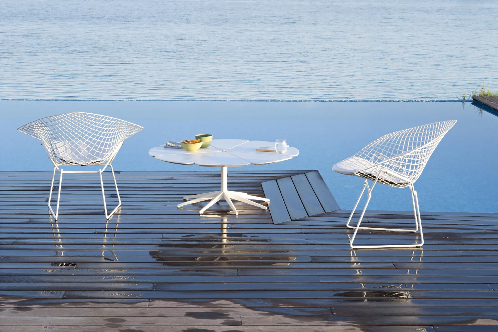 Bertoia Diamond udendørs lænestol - 3