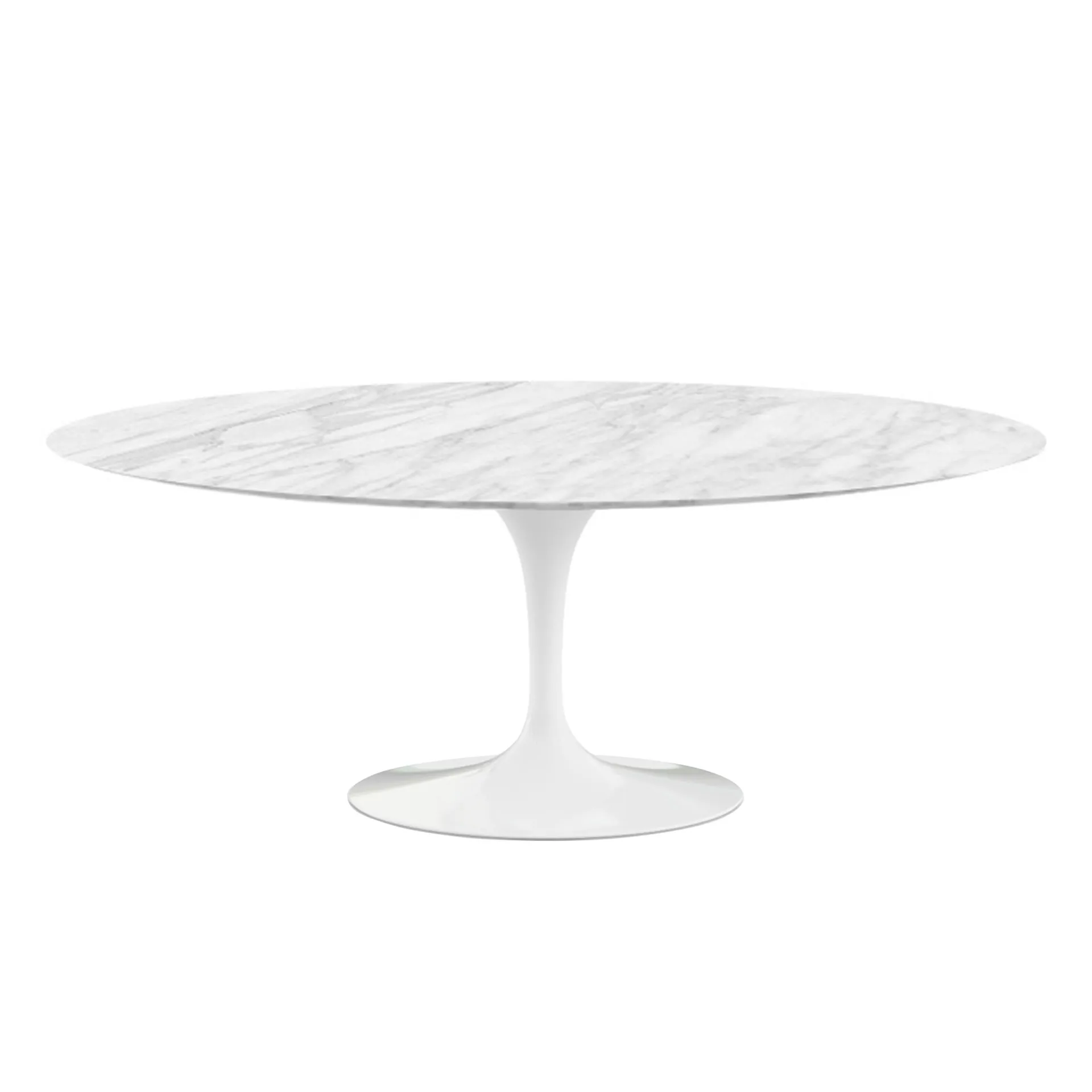 Saarinen Oval Table - White - Knoll - Eero Saarinen - NO GA