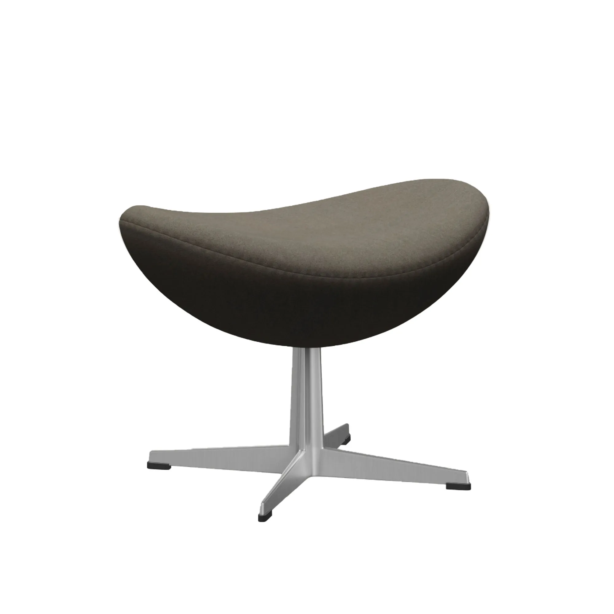 3127 Egg voetenbankje Satin Polished - 1