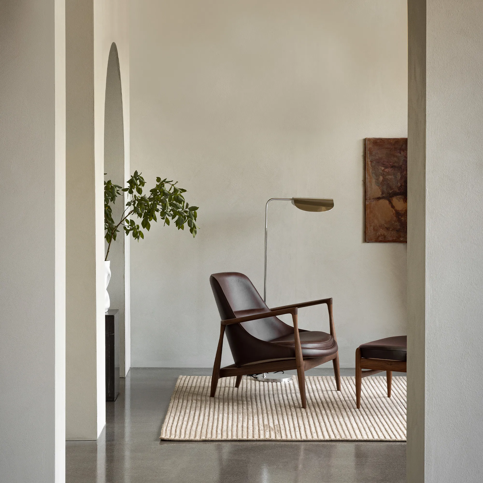 Elizabeth Lounge Chair Natural Oak