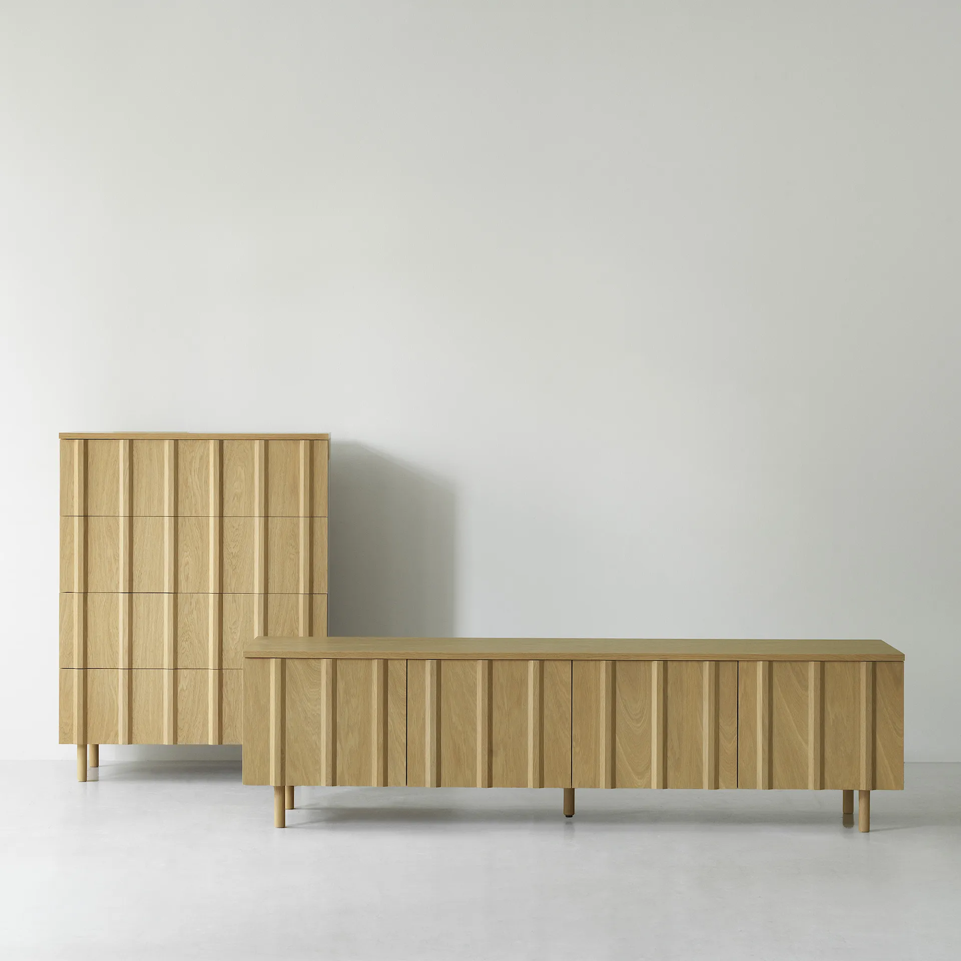 Rib Sideboard Low - Normann Copenhagen - NO GA