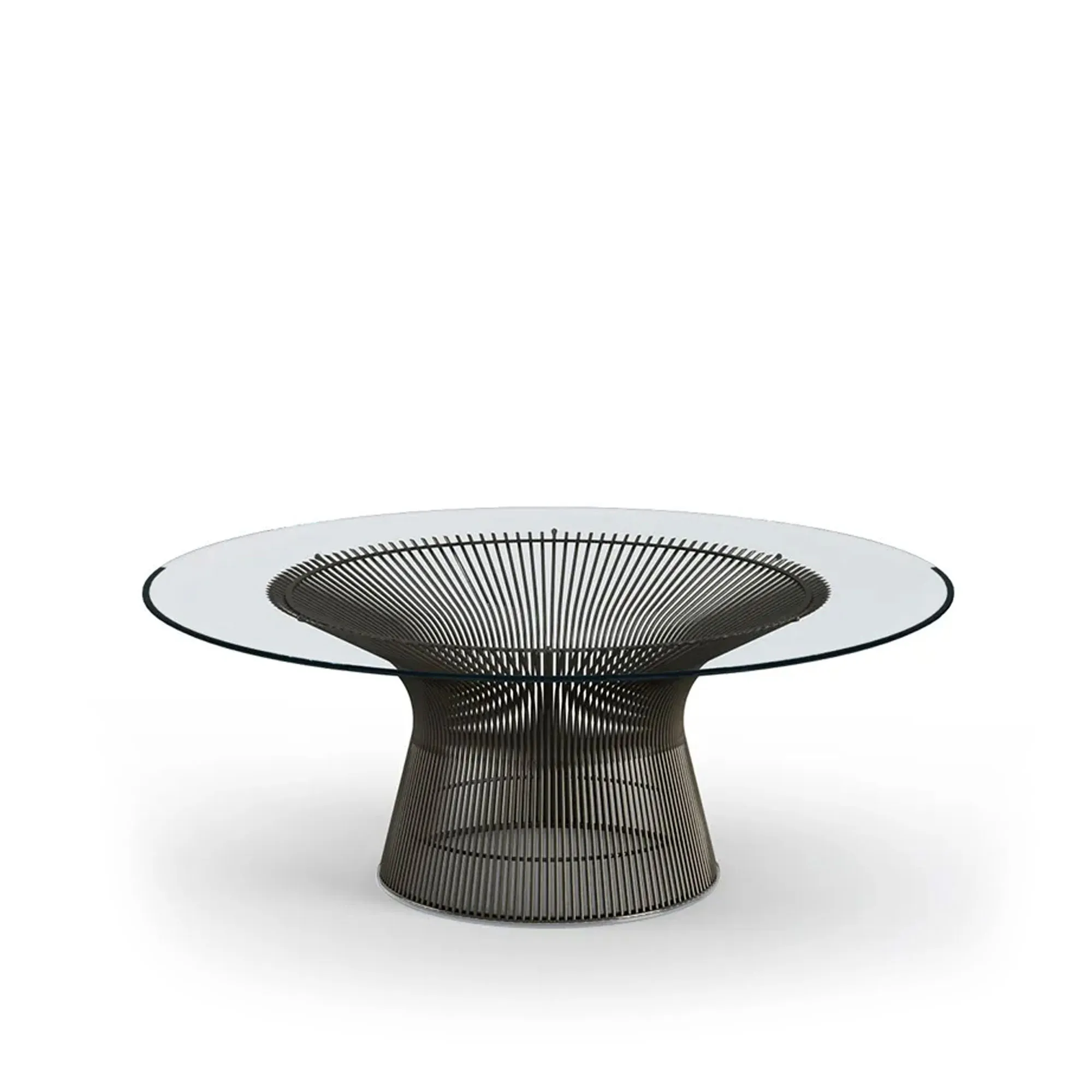 Platner Coffee Table Ø 107 cm Bronze Metallic - 1