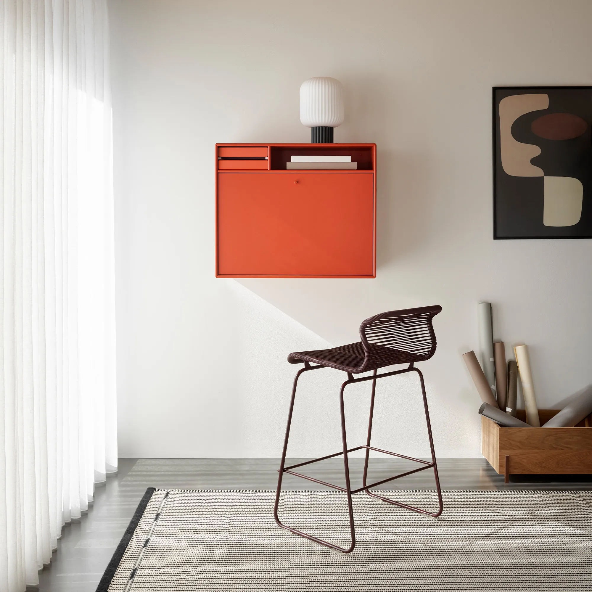 Montana Selection Studio Secretary Desk - 5